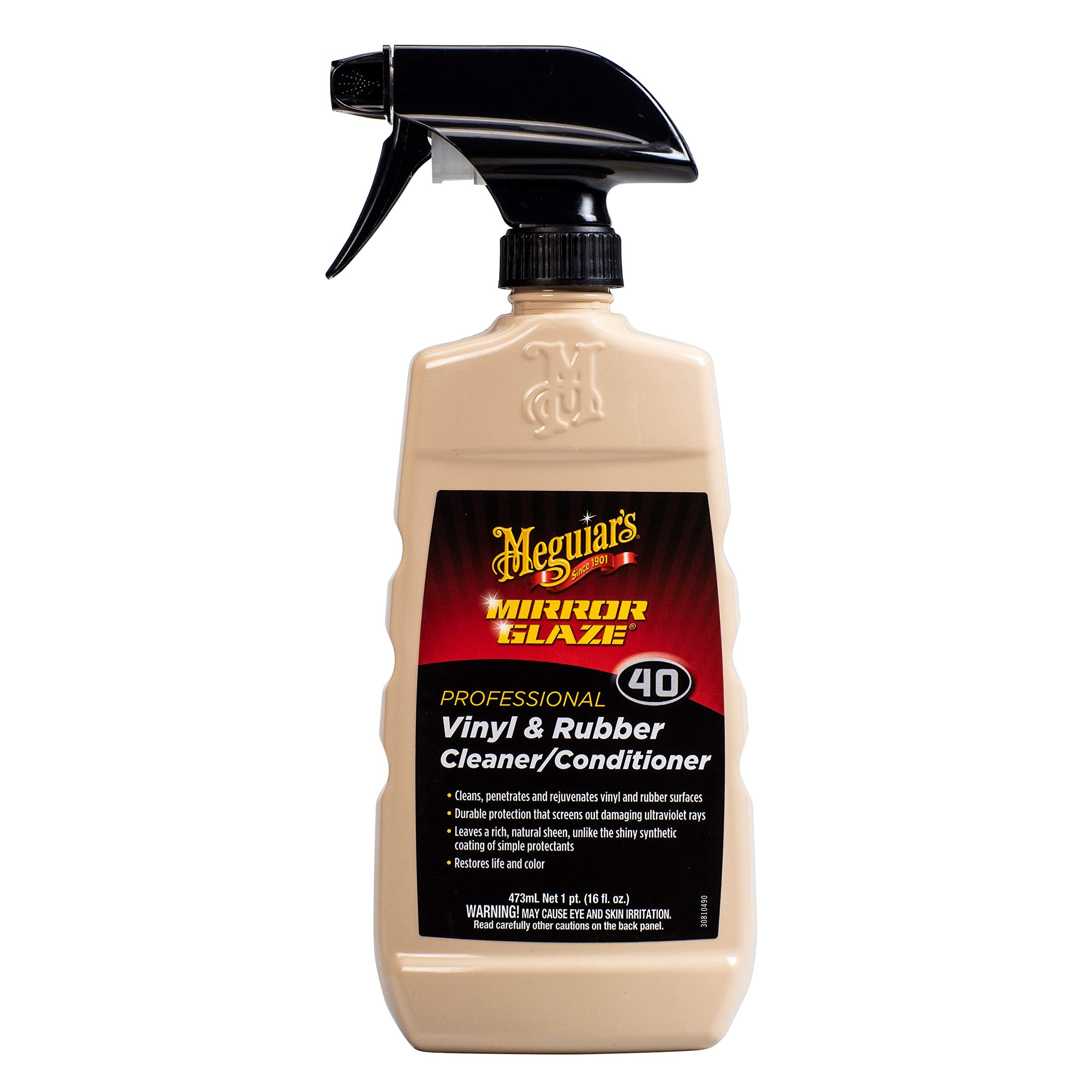 Meguiar'S Professional Vinyl And Rubber Cleaner Conditioner M4016 - Pro-Grade Vinyl Cleaner & Rubber Cleaner For Interior And Ex,WBAUVB0002SQYV4