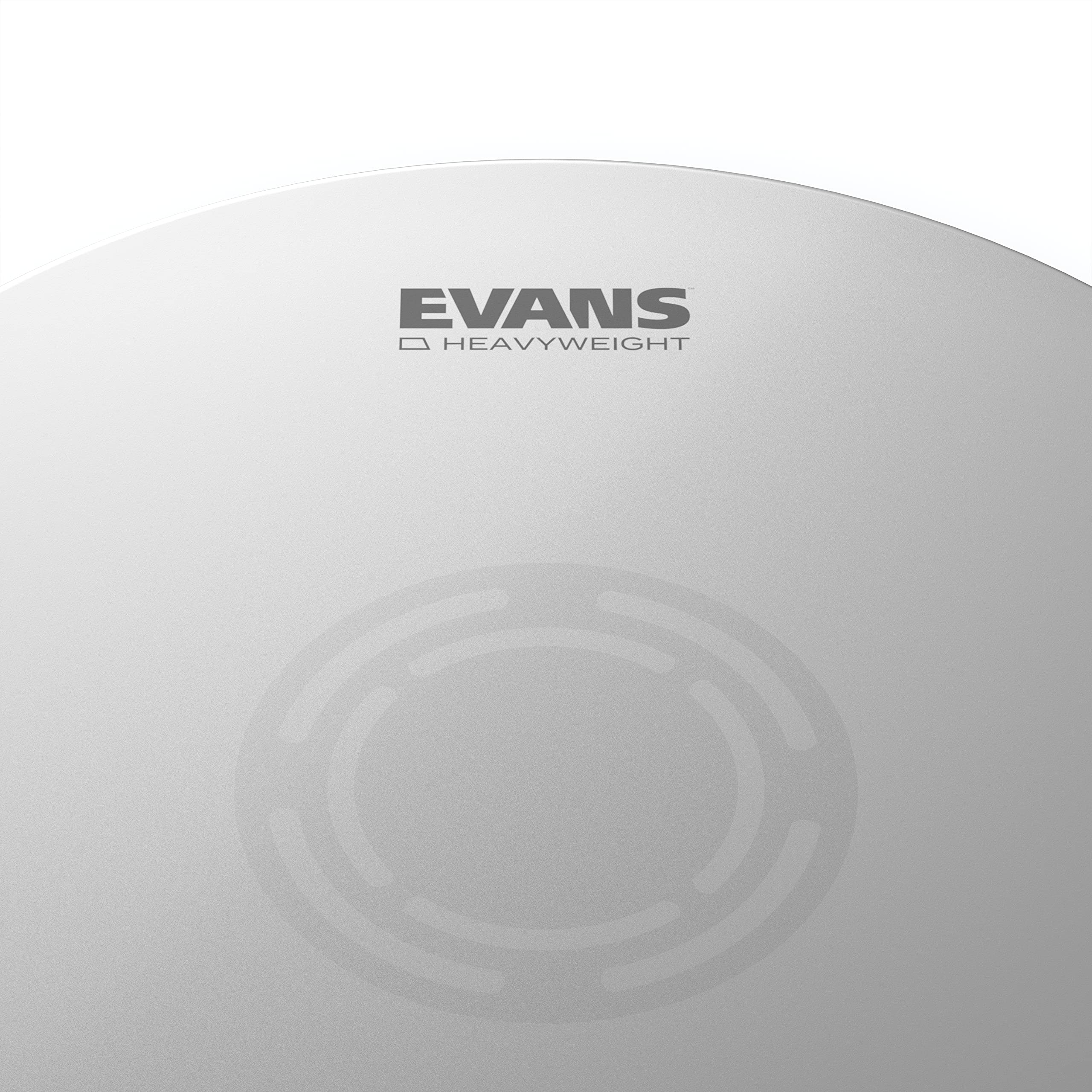 Evans Heavyweight Coated Drumhead   Coated Snare Drum Head   Reverse Dot For Durability, Focus, Attack   2 Plies Of Film   12 In