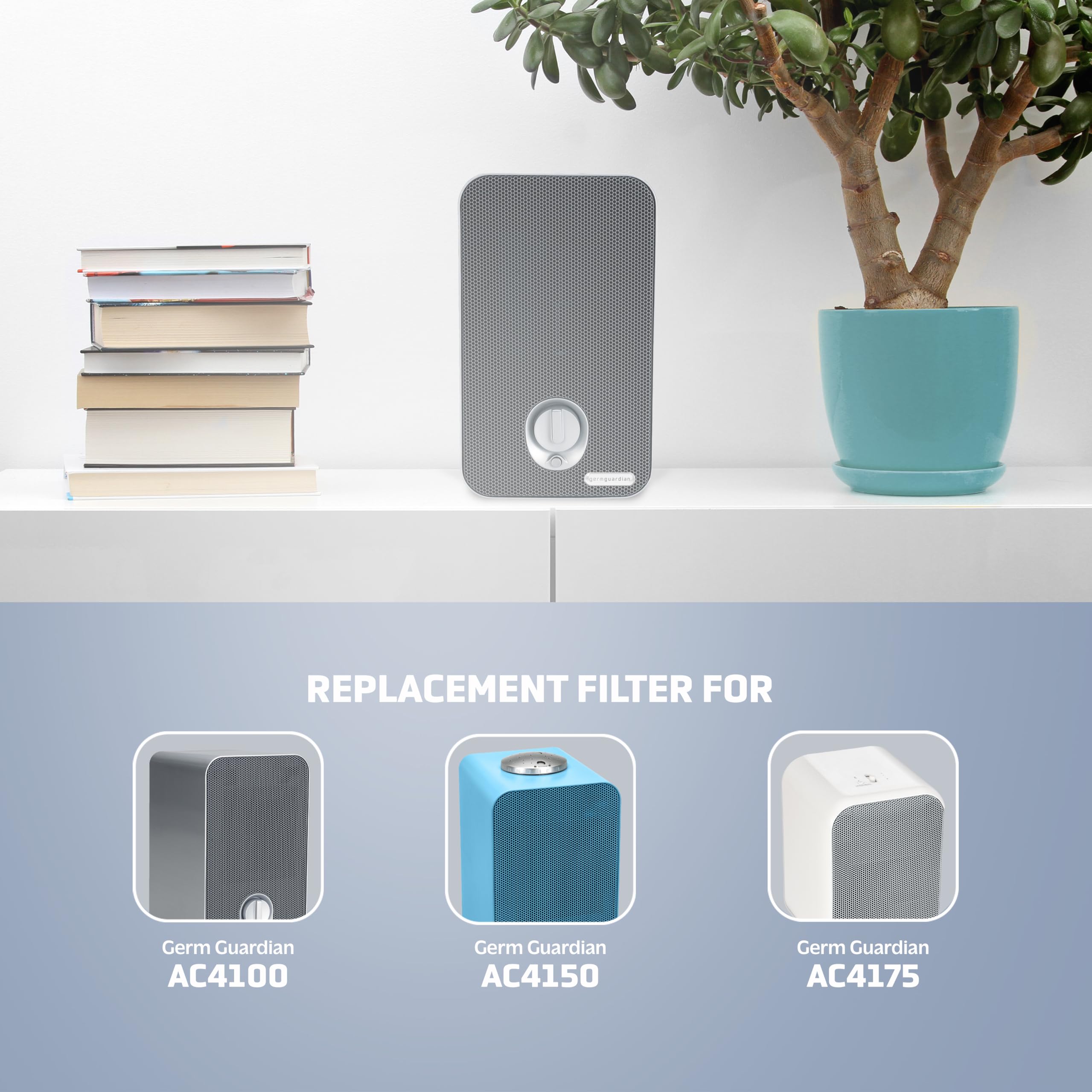 Germguardian Filter E Hepa Pure Genuine Air Purifier Replacement Filter, Removes 99.97% Of Pollutants, For Ac4100, Ac4100Ca Ac41