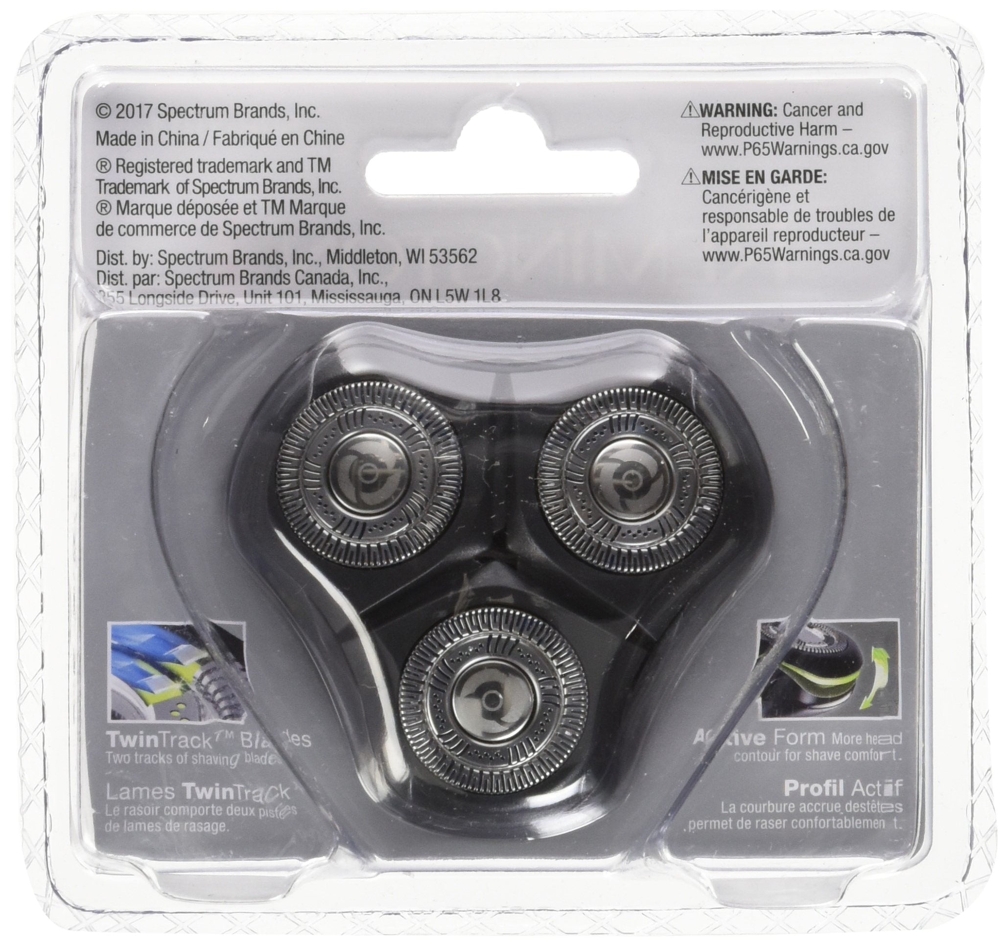 Remington Spr Xr14 Head And Cutter Assembly For Hyperflex Advanced Rotary Shavers