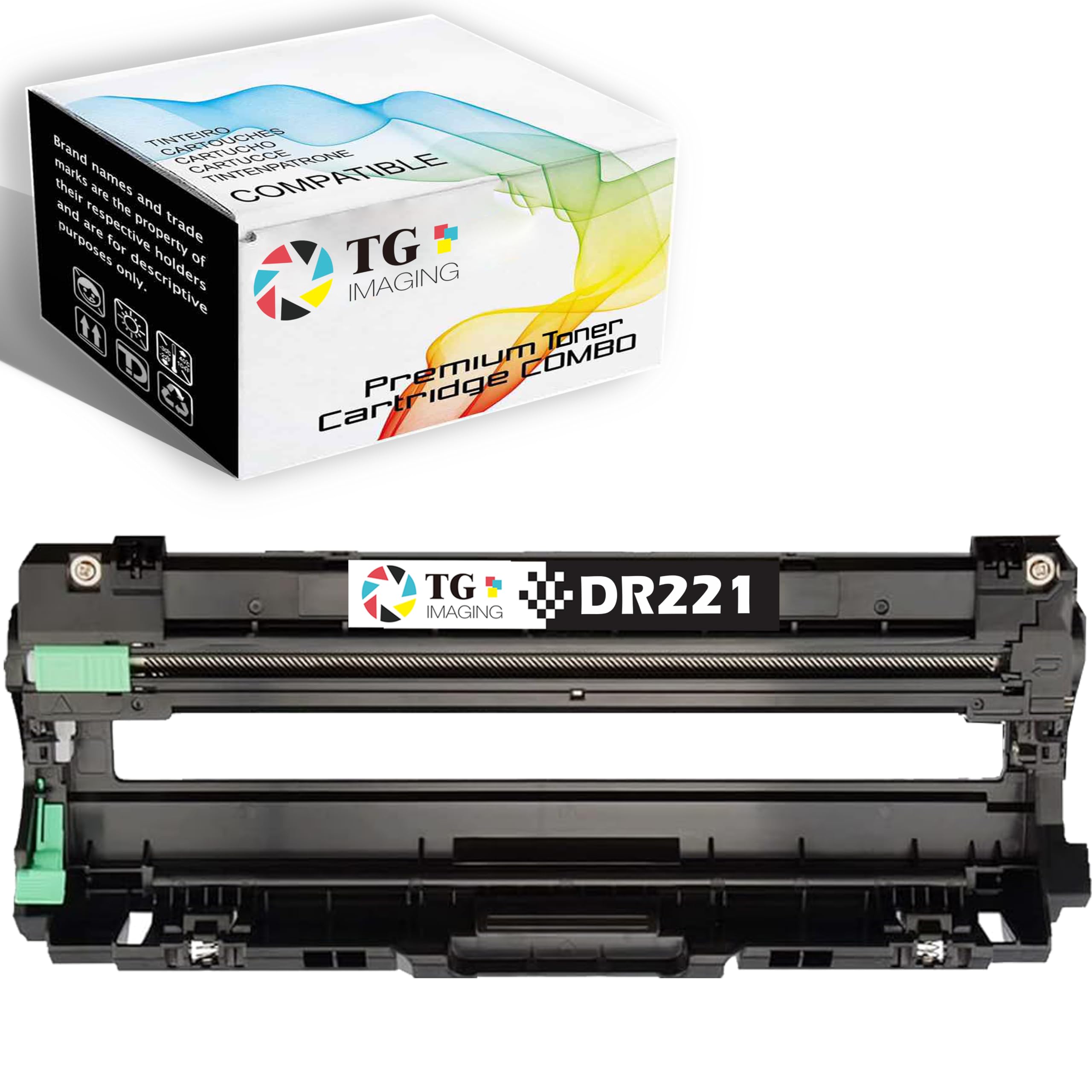 Tg Imaging Compatible Drun Unit Replacement For Brother Dr221 Dr221Cl Dr 221 Drum For Tn221 Tn225 Toner Mfc 9130Cw Mfc 9330Cdw M