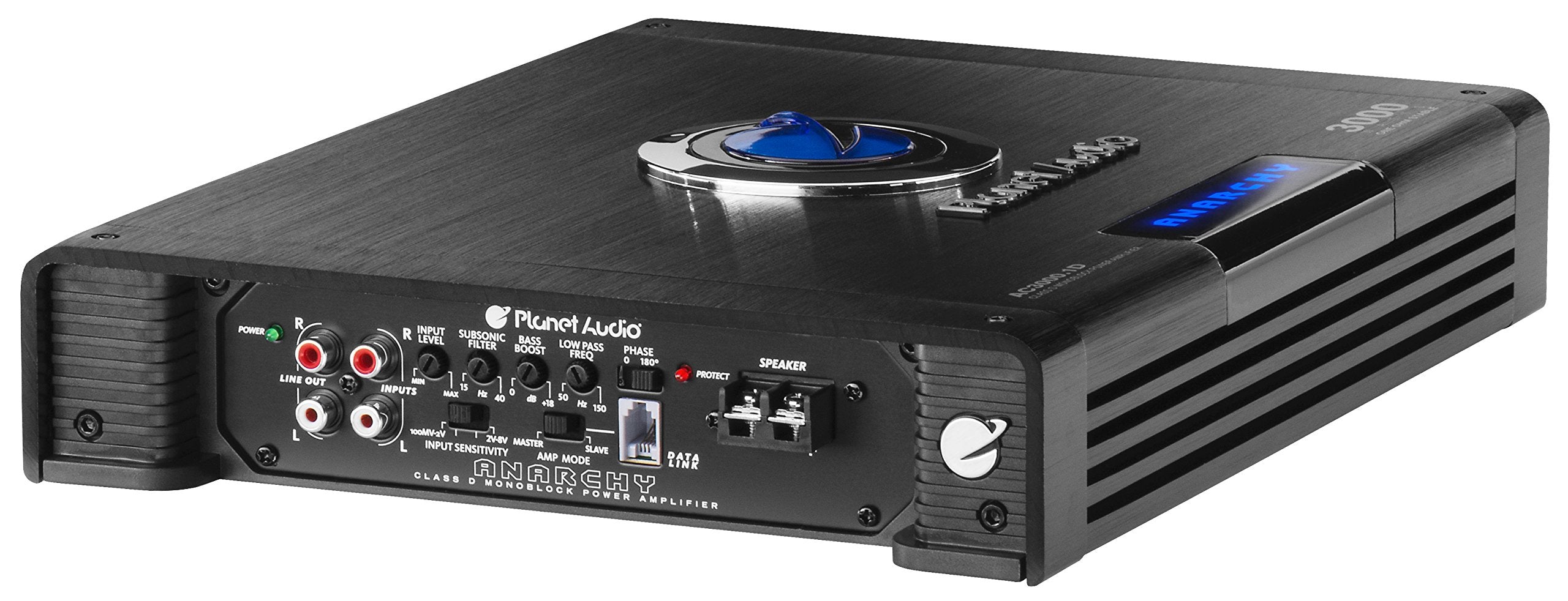Planet Audio AC3000.1D Class D Monoblock Car Amplifier 3000W 1 Ohm Black