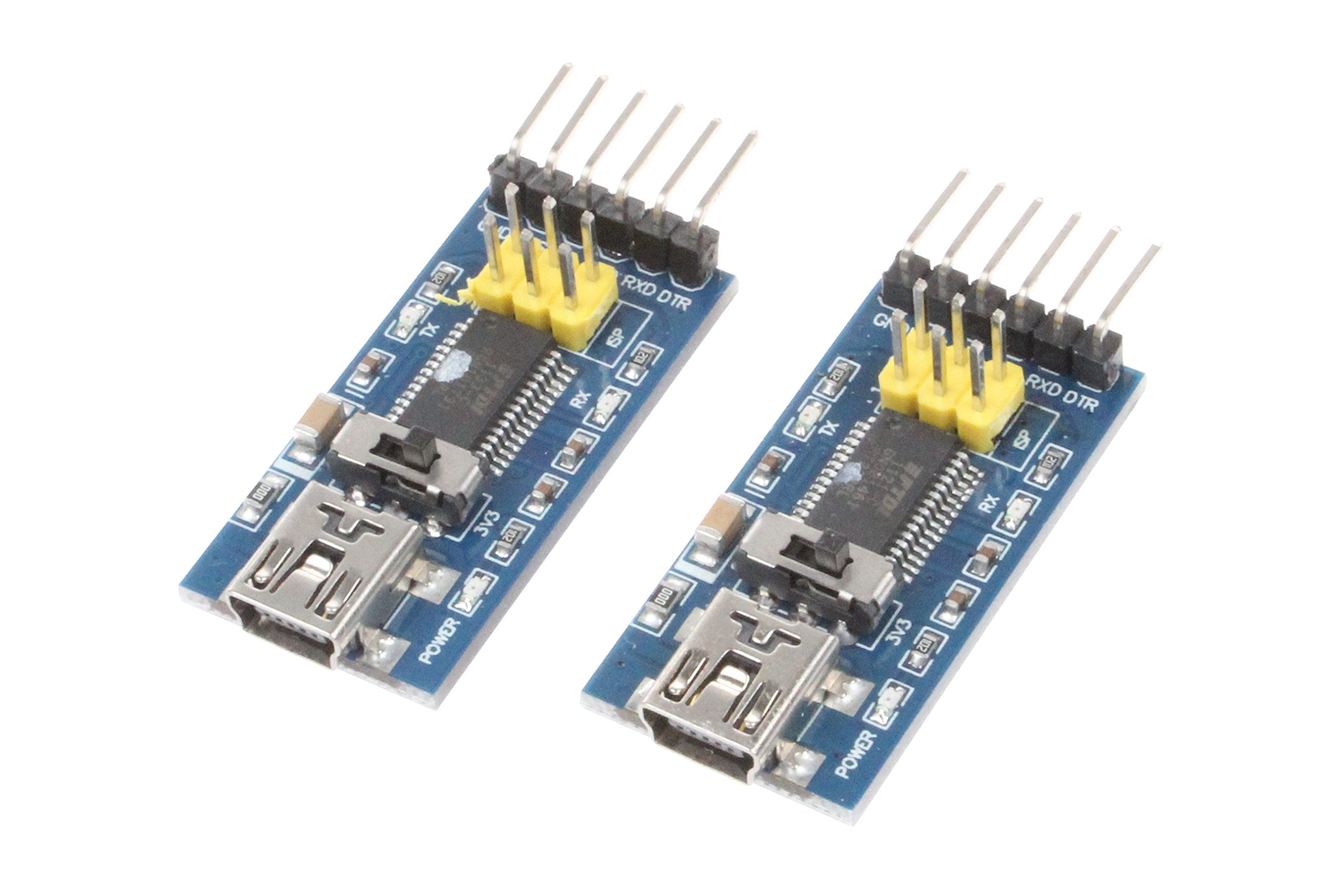 NOYITO FT232RL FTDI Mini USB to TTL Serial Converter Adapter Module 3.3V 5.5V FT232R Breakout FT232RL USB to Serial Mini USB to 