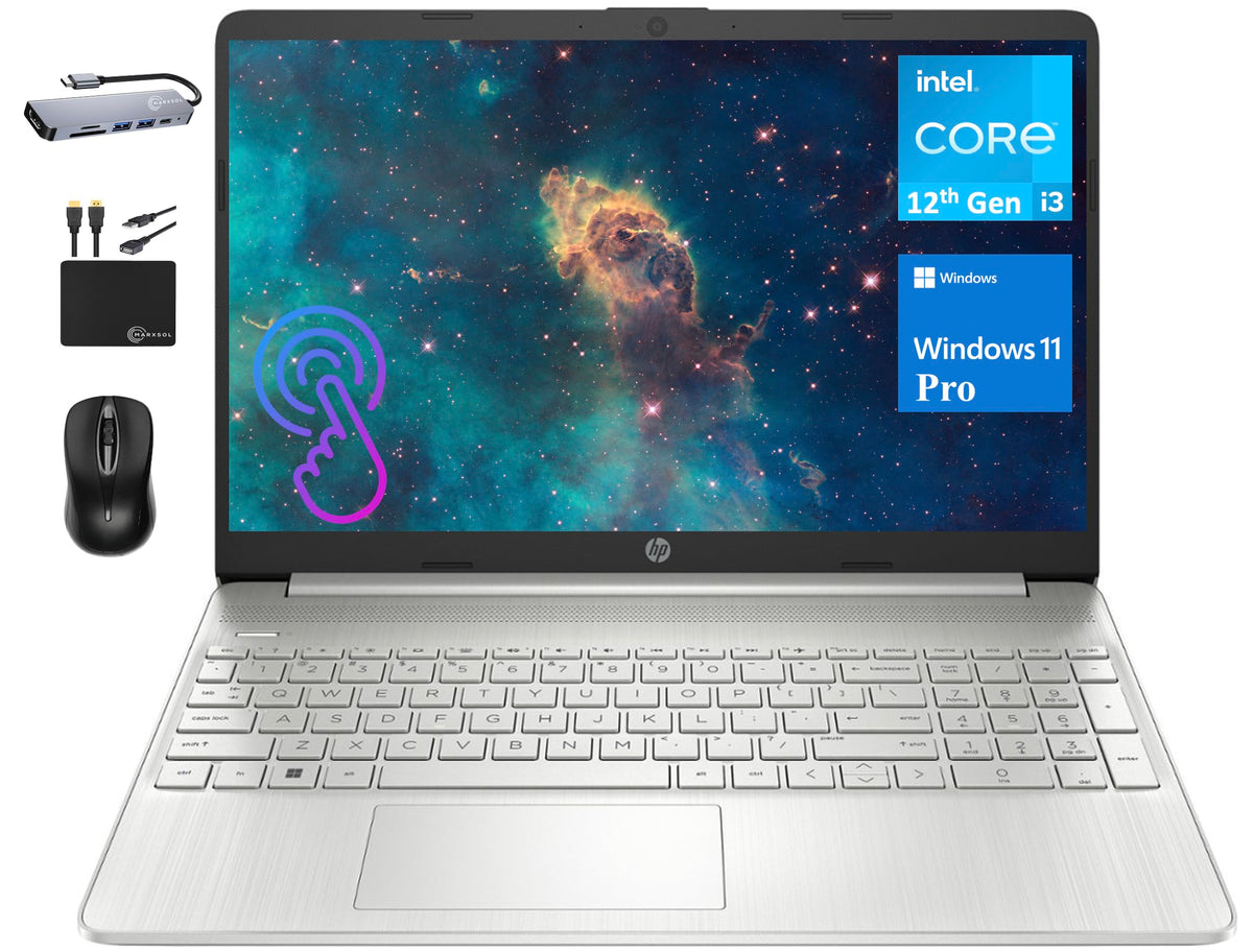 Hp Newest Flagship 15.6'' Touchscreen Laptop, 6-Core Intel I3-1215U Up To 4.4Ghz, 16Gb Ram, 512Gb Ssd, Uhd Graphics, Webcam, Hdm