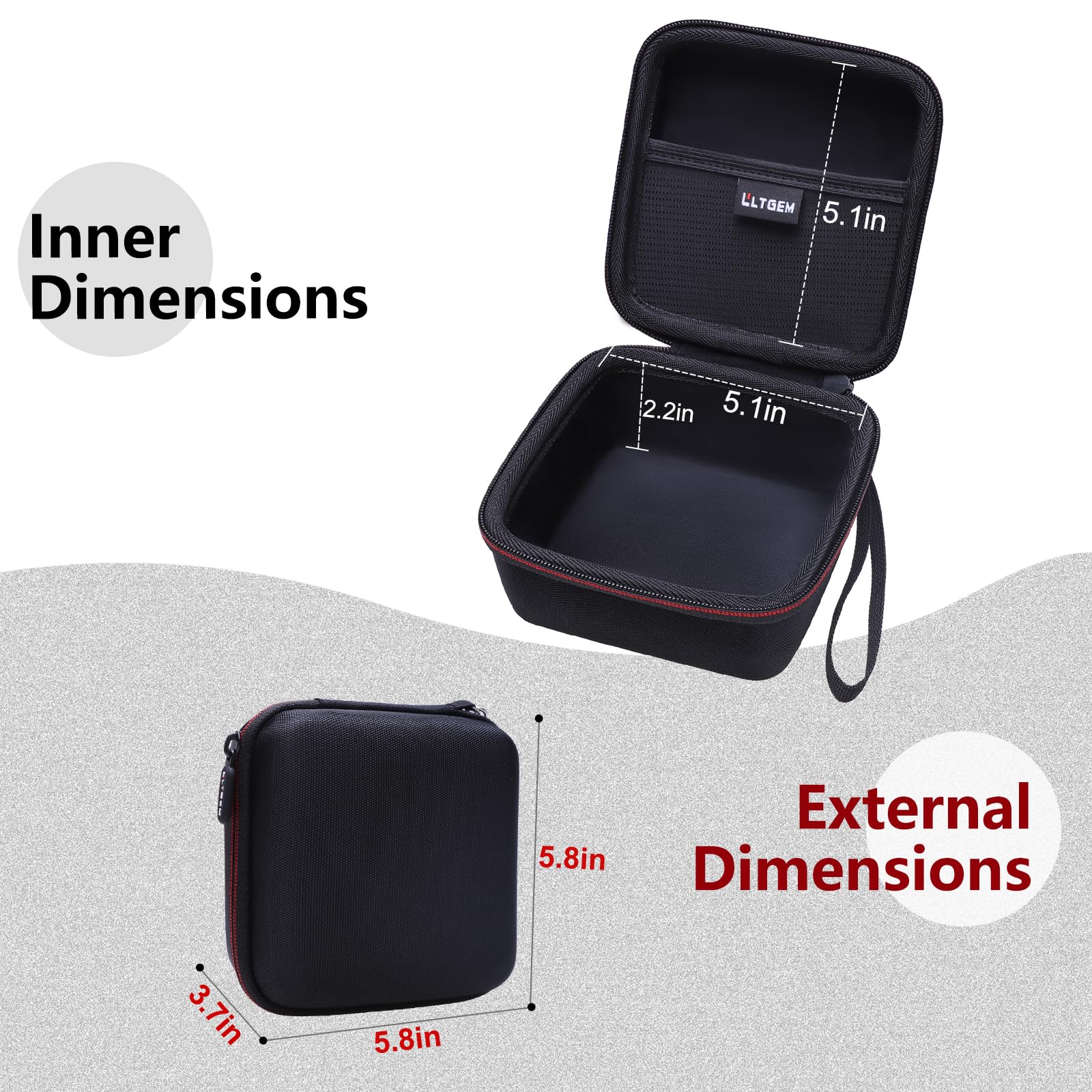 Ltgem Adults And Kids Binoculars Case Compatible With Occer 12X25 Compact Binoculars/Aurosports 10X25 Large View Compact Binocul