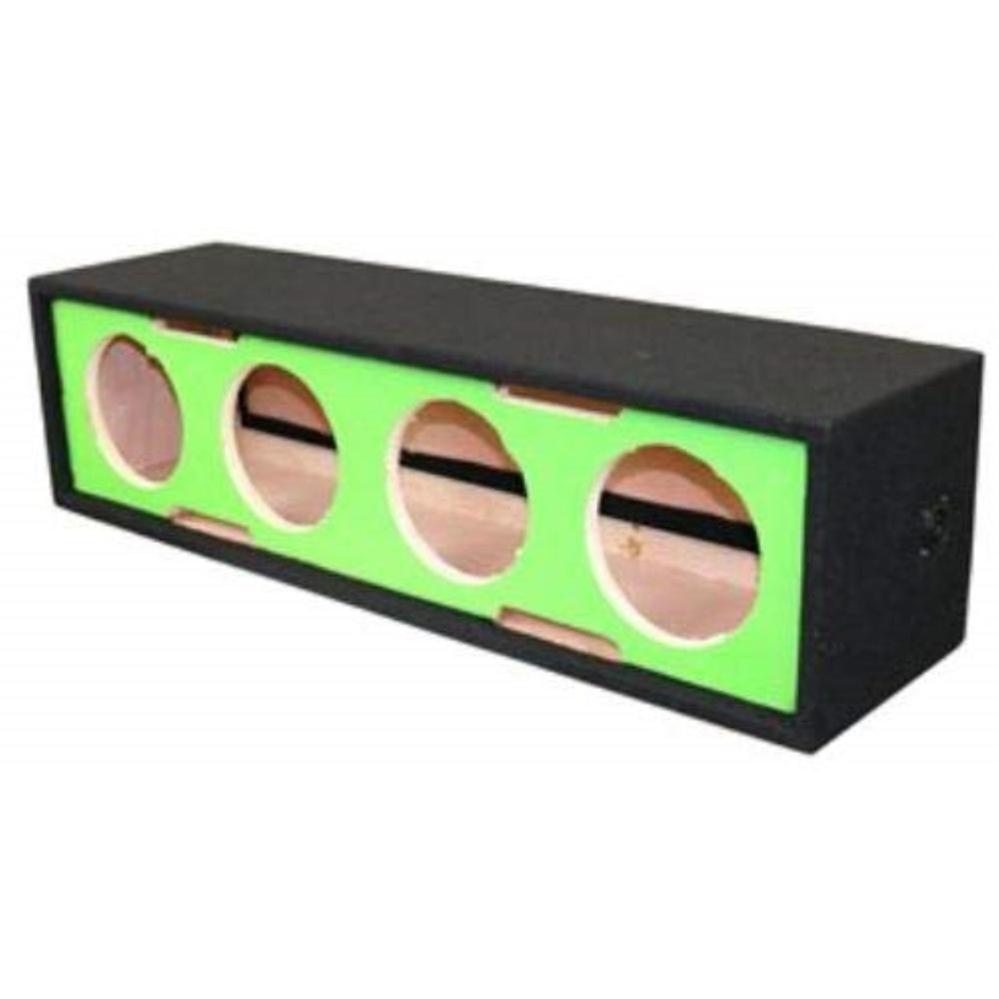 For 12 In Four Horn Side Speaker Enclosure Green Vinyl Cloth Colored
