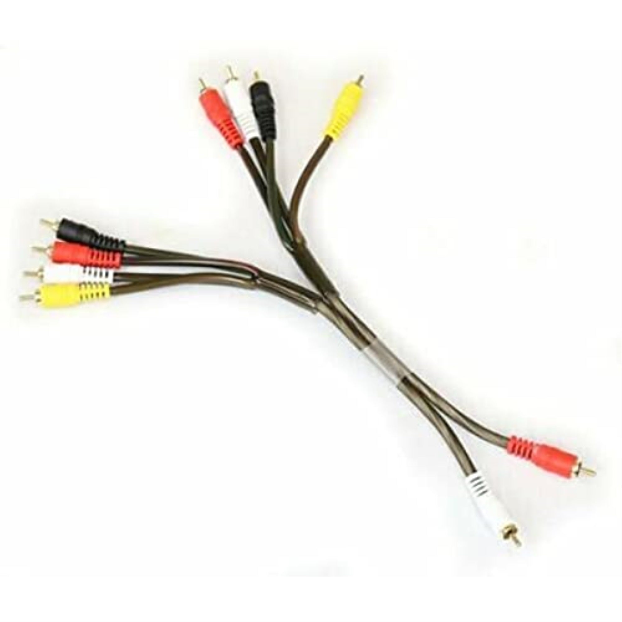 Single RCA to Four RCA output male to male in a pair