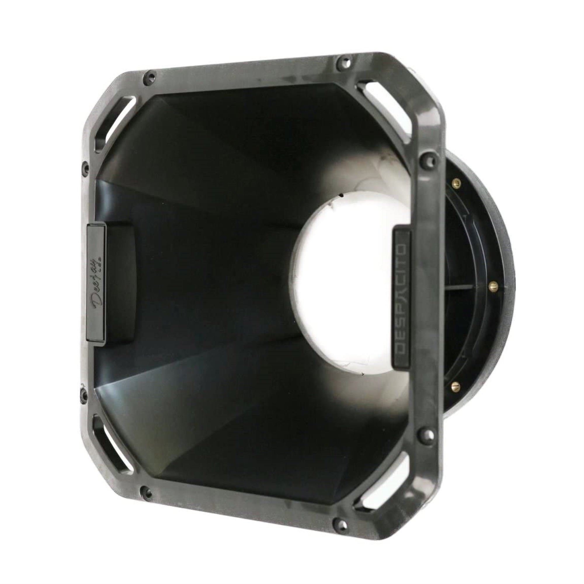 8-in Speaker Despacito Midrange Diffuser Horn with Exponential Flare in Black
