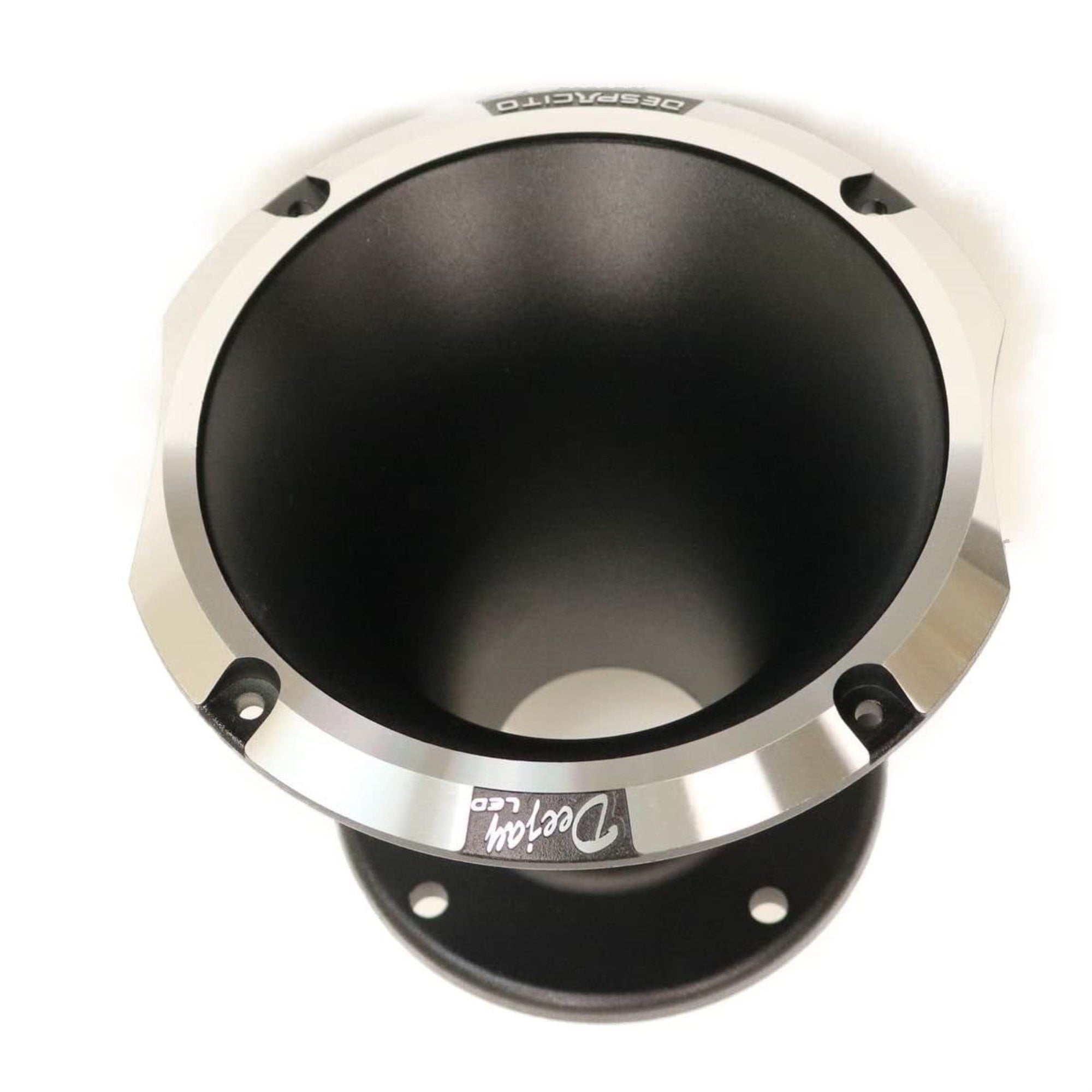 Circular Despacito Aluminum Bolt-on High Frequency Horn Flare BLACK with2-in Throat