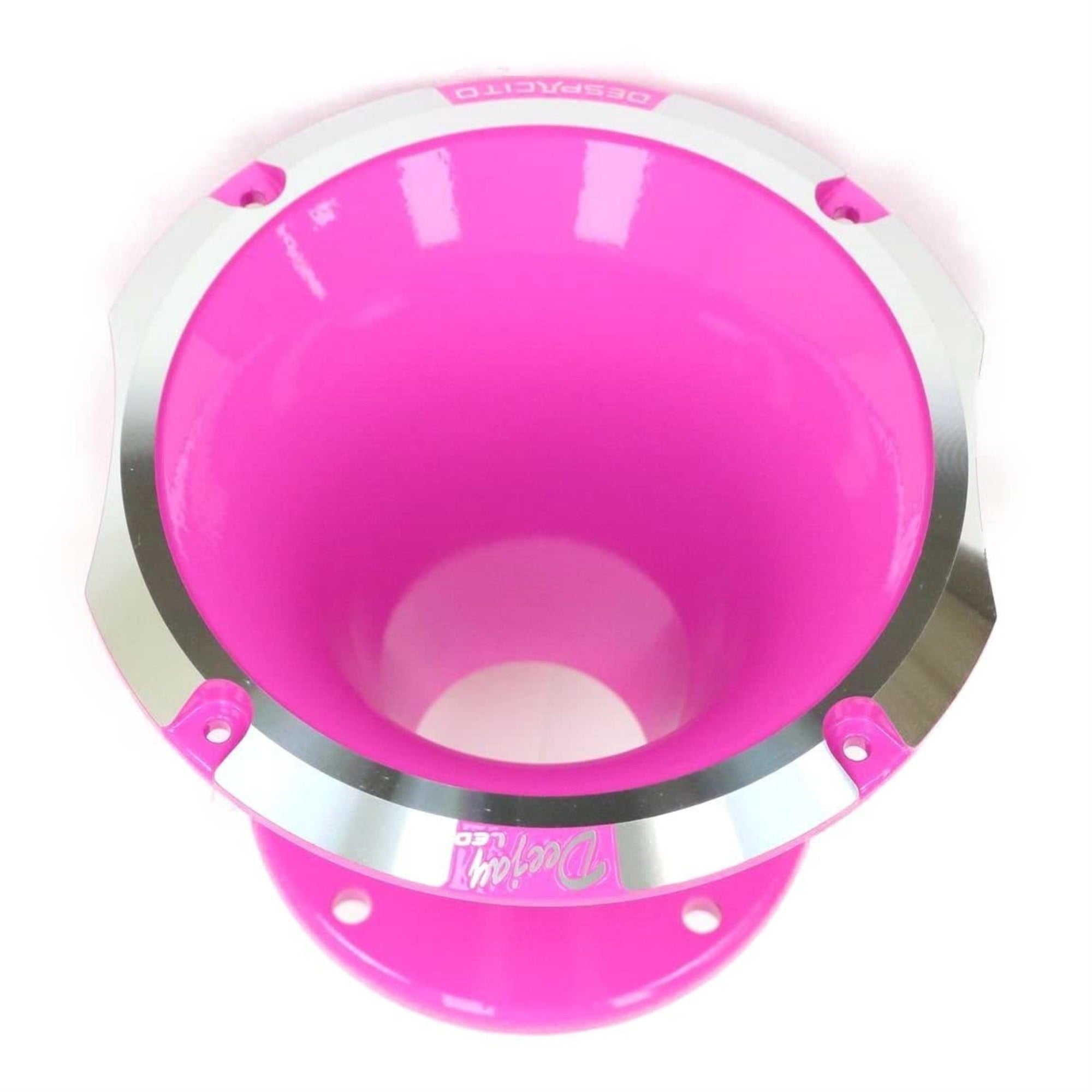 Circular Despacito Aluminum Bolt-on High Frequency Horn Flare PINK with2-in Throat