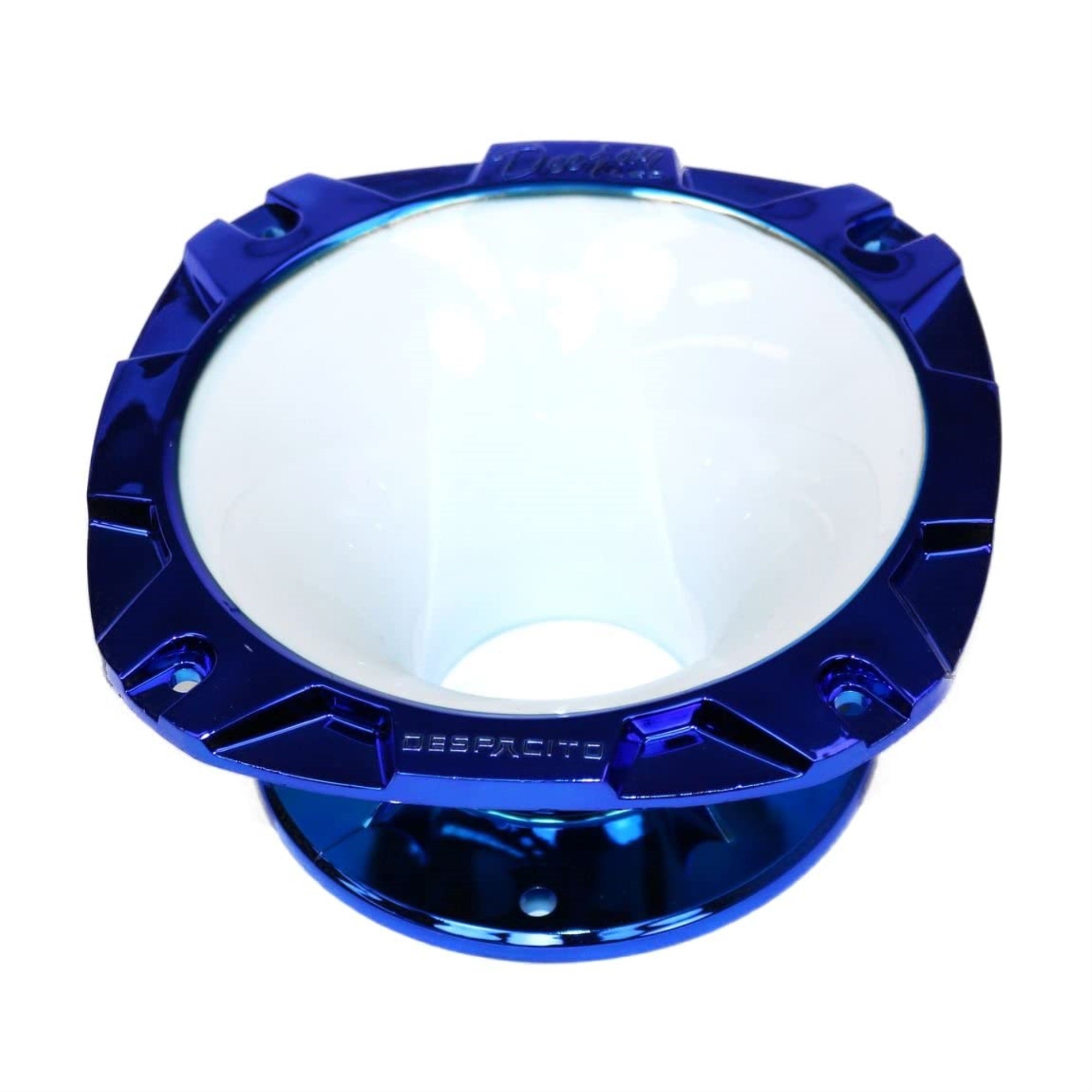 DJL SHORT 2 inch BOLT ON HORN WHITE BLUE
