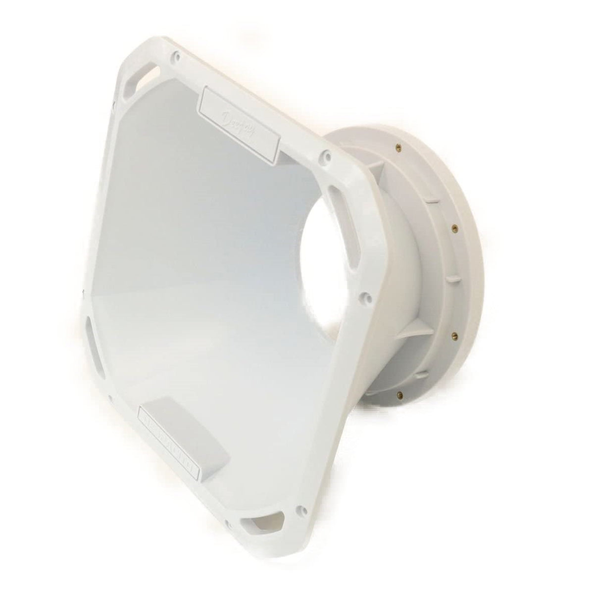 6.5-in Speaker Despacito Midrange Diffuser Horn with Exponential Flare in White