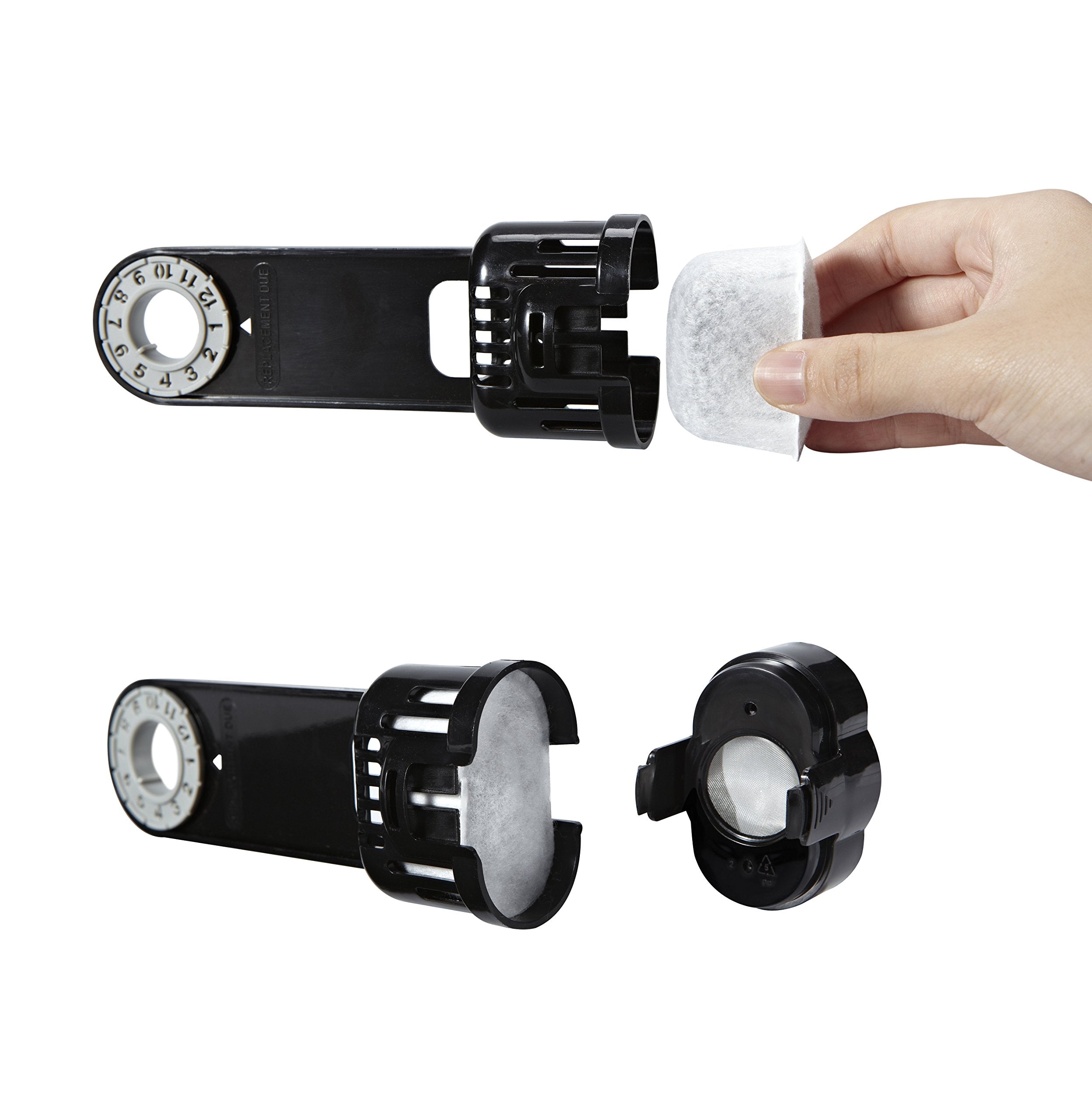 6 Pack Replacement Charcoal Water Filter Cartridges With Starter Kit Combo For Keurig Single Brewing System And Some Models Of B