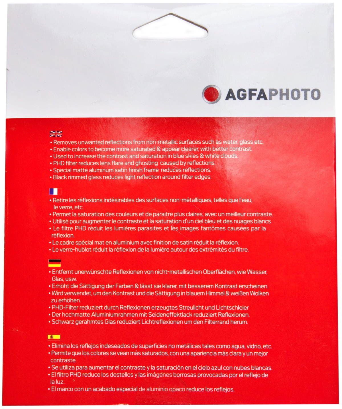 Agfa 86Mm Multi Coated Glass Circular Polarizing (Cpl) Filter