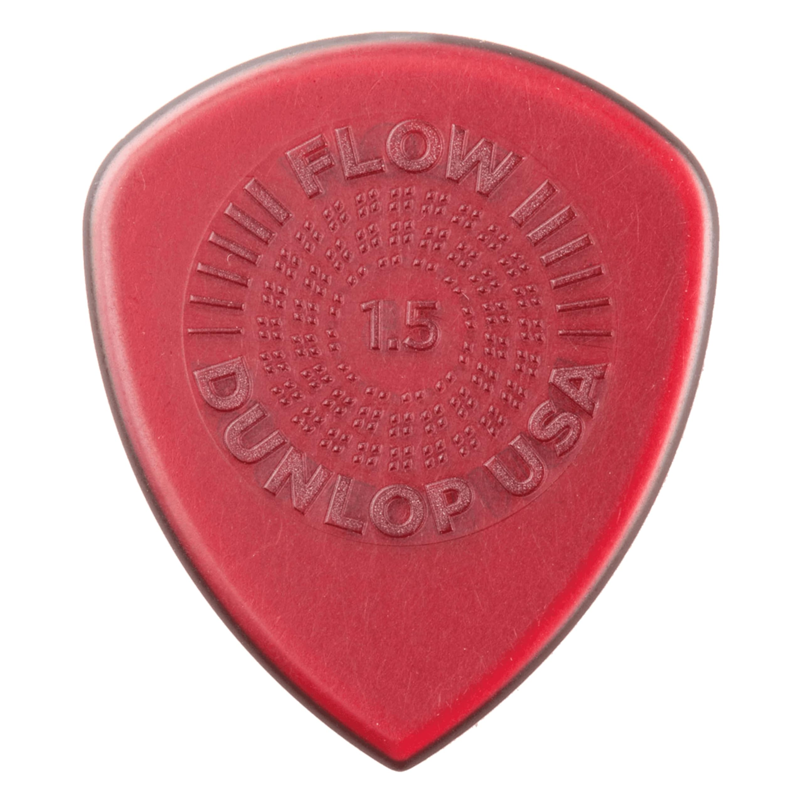 Jim Dunlop Flow Standard Grip 1.5Mm Guitar Picks (549P1.5)