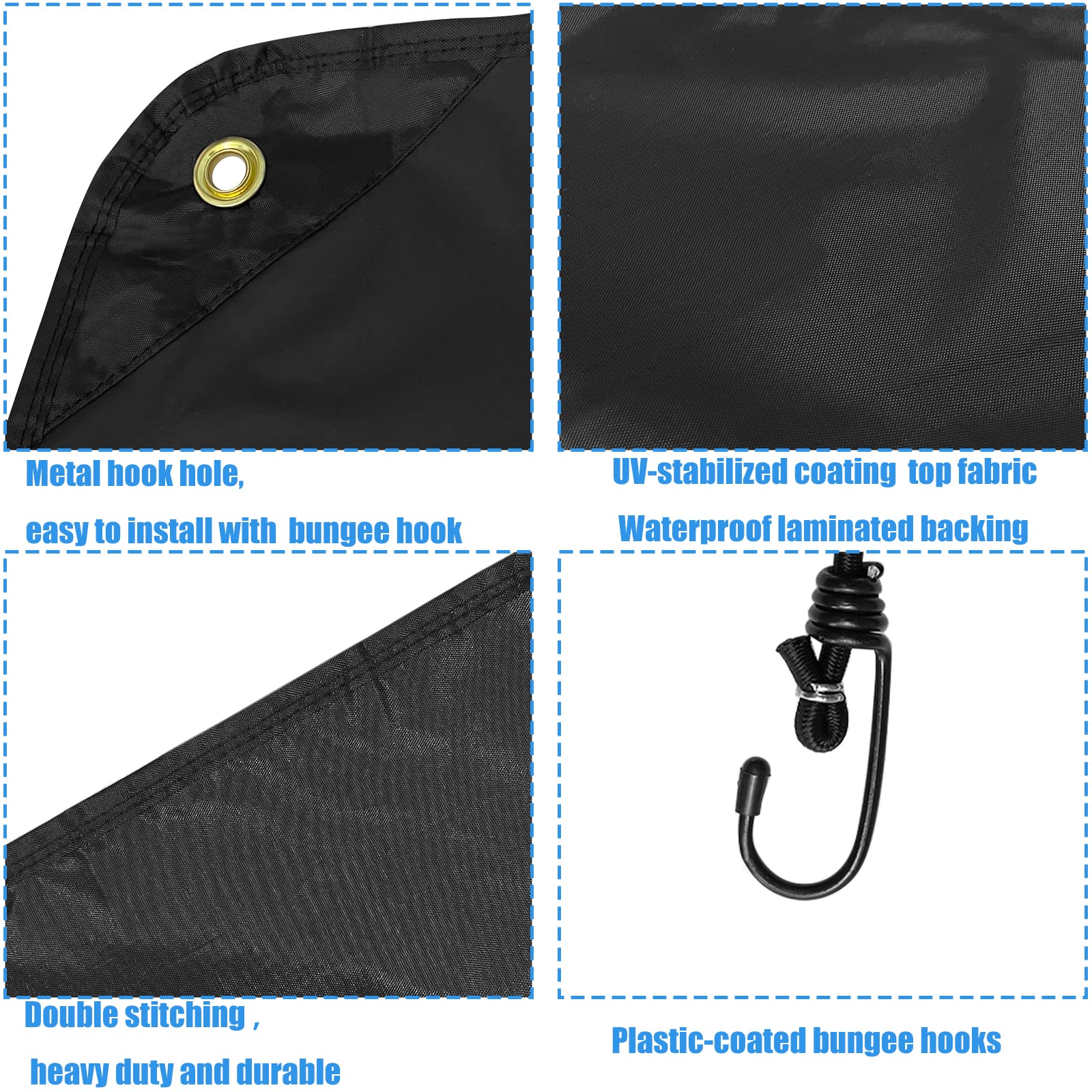 Pusonor Air Conditioner Covers For Outside Units, Central Ac Cover For Outdoor Unit Heavy Duty Water Resistant Top Cover 32 X 32