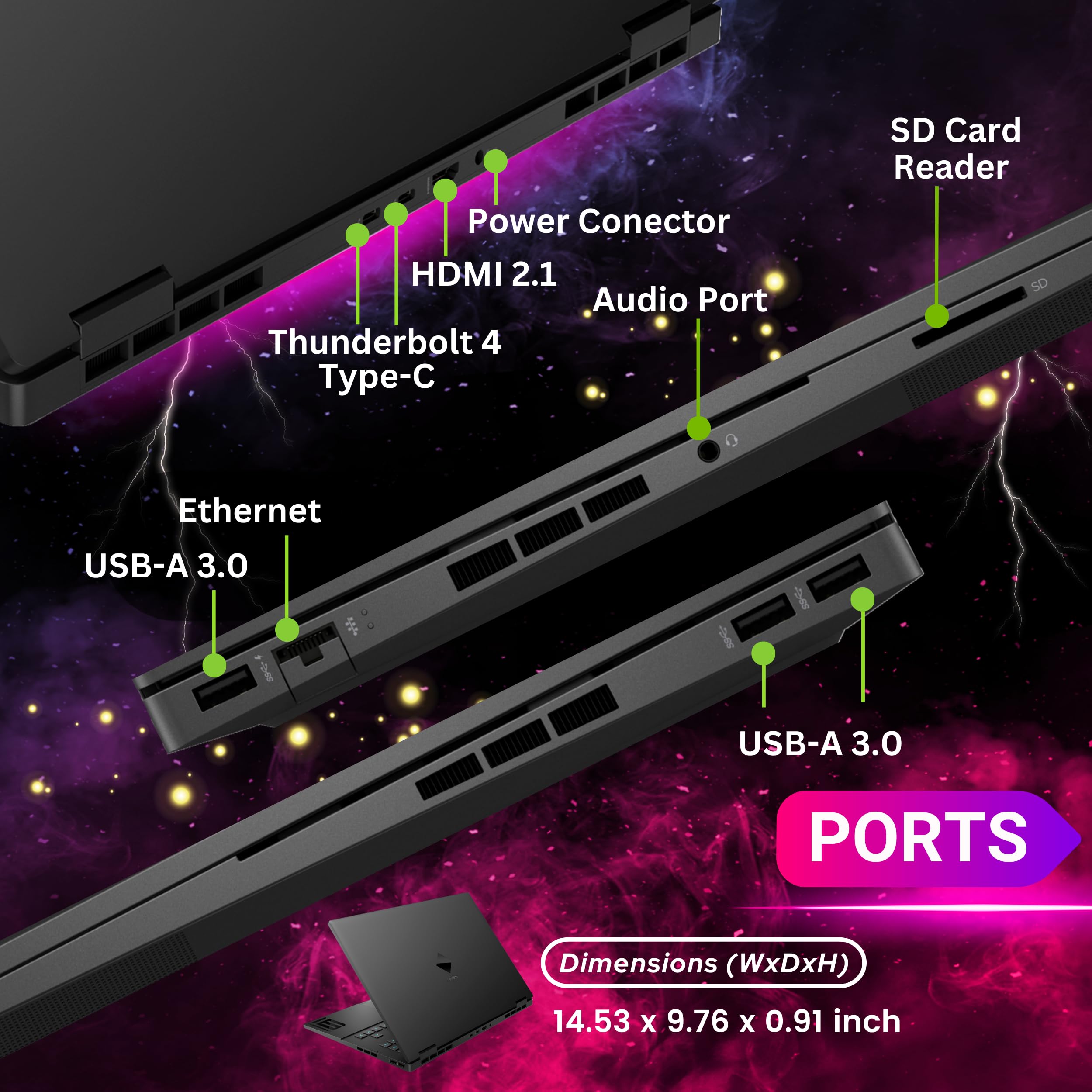 Hp Omen 16 Gaming Laptop, 16.1 Qhd(2560 X 1440) 165Hz, 14-Core I9-12900H(Upto 5Ghz), Rtx 3060, Rgb Backlit Keyboard, Ethernet, T