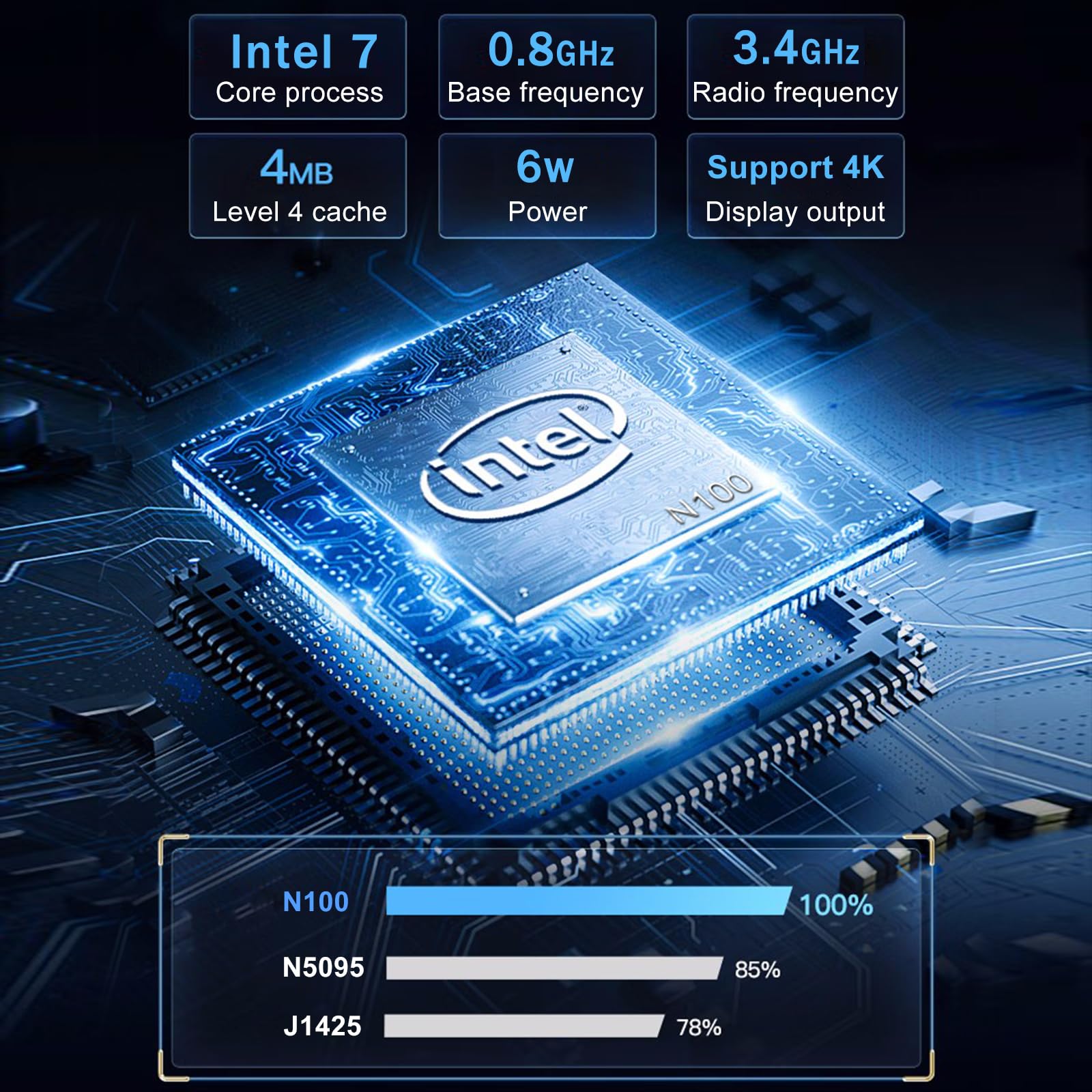 All In One Computer Alder Lake N100 27 Inch Desktop Computer 8Gb Ram 512Gb Rom Ssd Full Hd Ips Display All In One Pc With Dual W