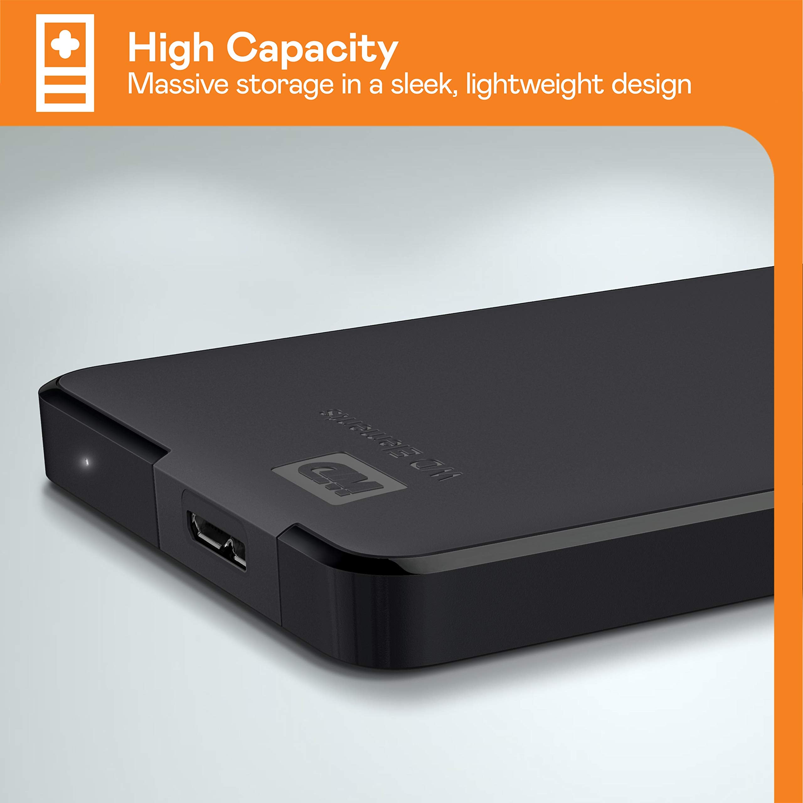 Wd 4Tb Elements Portable External Hard Drive Hdd, Usb 3.0, Compatible With Pc, Mac, Ps4 & Xbox   Wdbu6Y0040Bbk Wesn