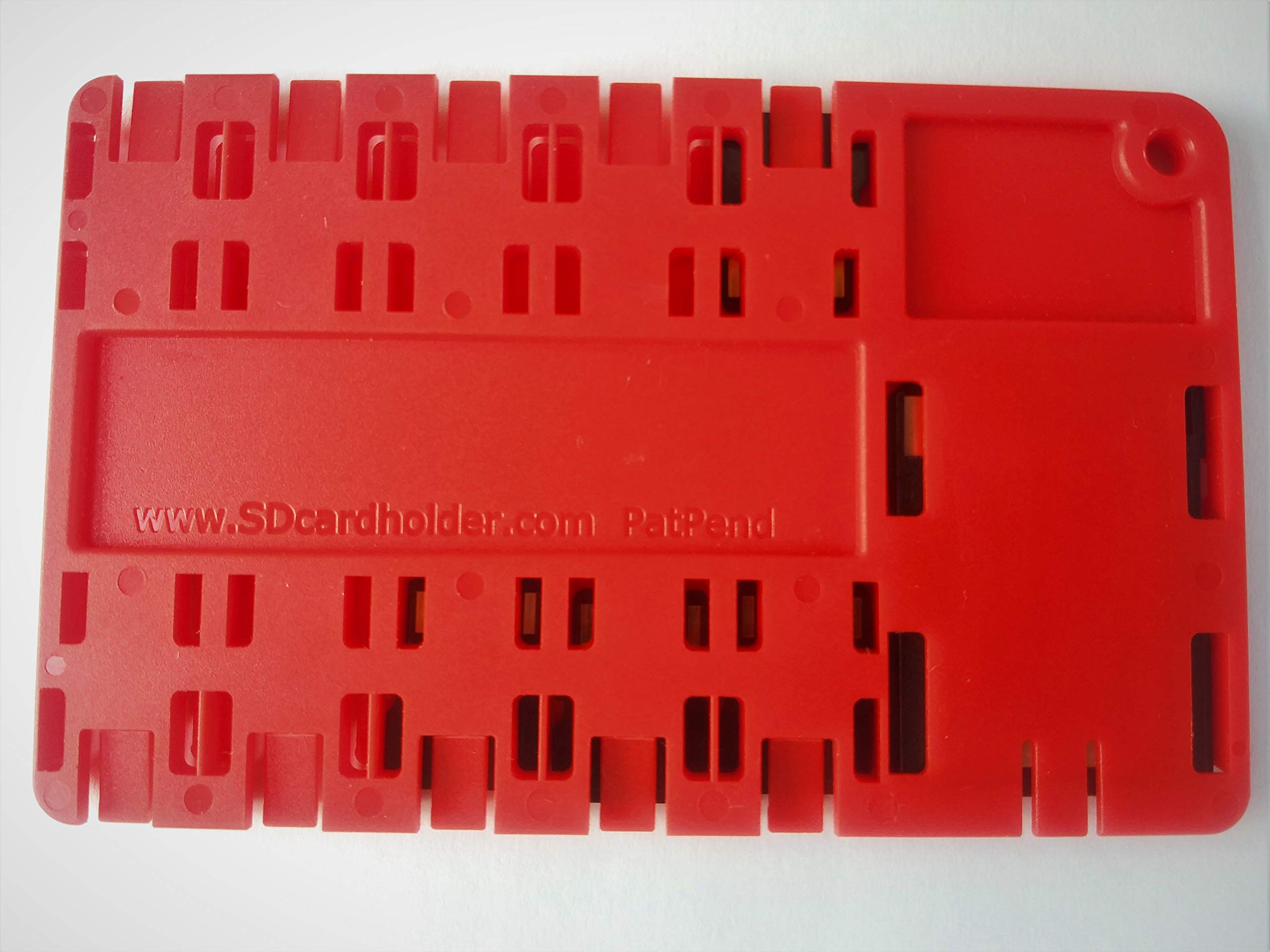 Micro Sd Card Holder Red