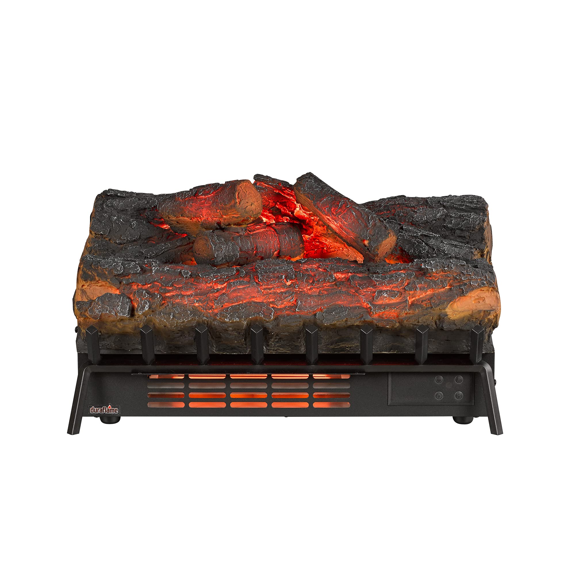 Duraflame Electric Log Set 1,000 Sq Ft Heater, Faux Logs Insert With Infrared Flames For Existing Fireplaces, Remote Control Inc