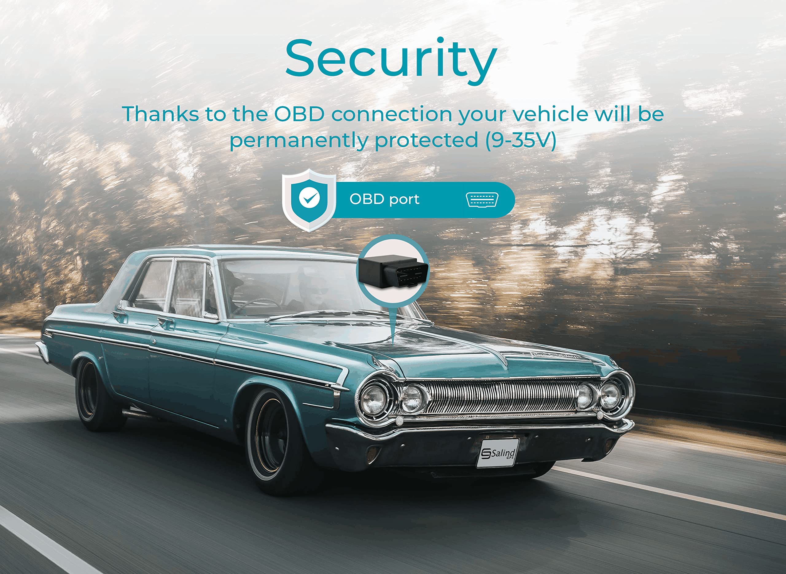 Salind Gps Tracker 4G Lte Permanent Battery Obd Tracker For Fleets, Cars, Trucks, Fleet Gps Tracker, Vehicles, Route History, Sp