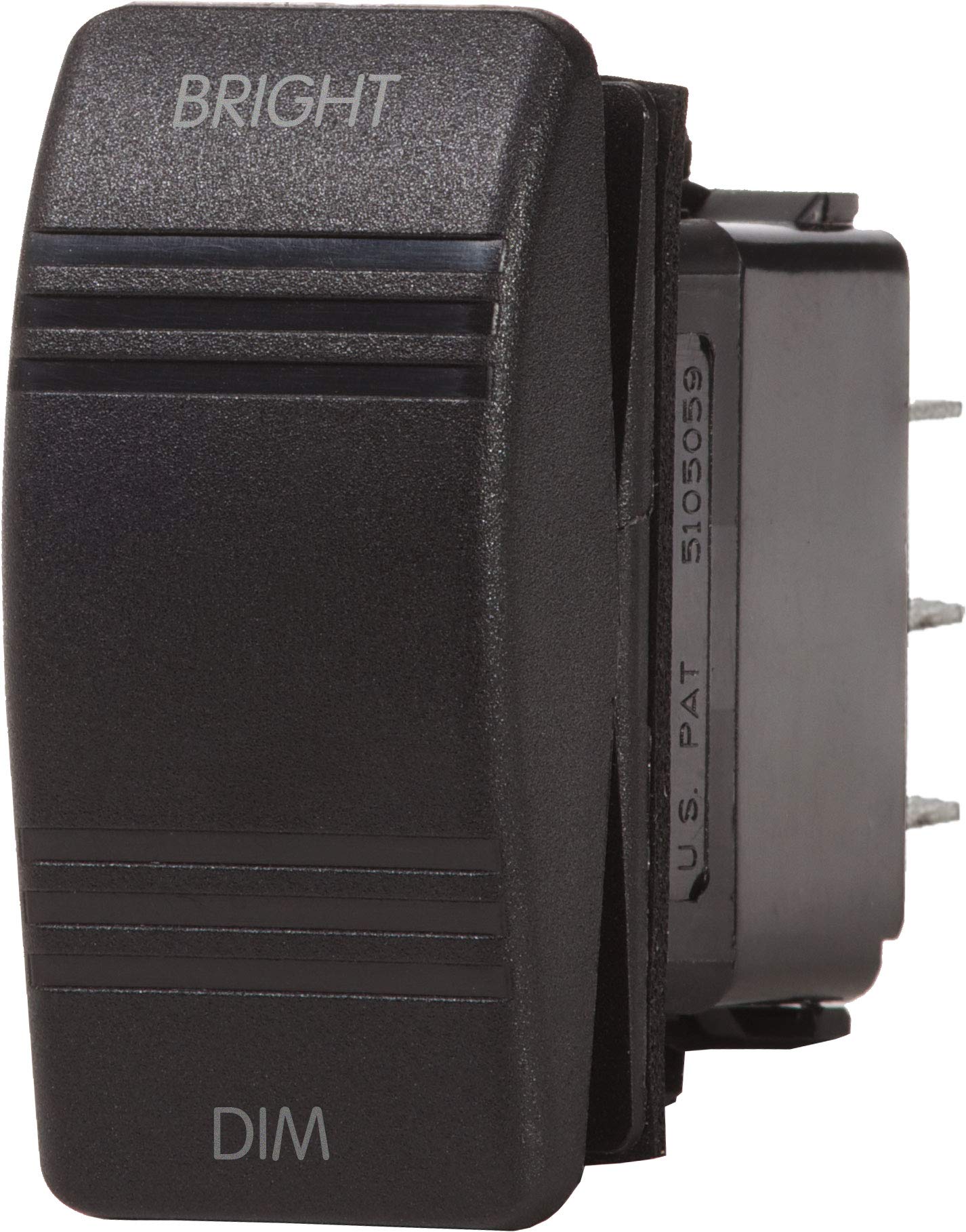 Blue Sea Systems 8291 Contura Dimmer Control (ON)OFF(ON) SPDT Switch, Black