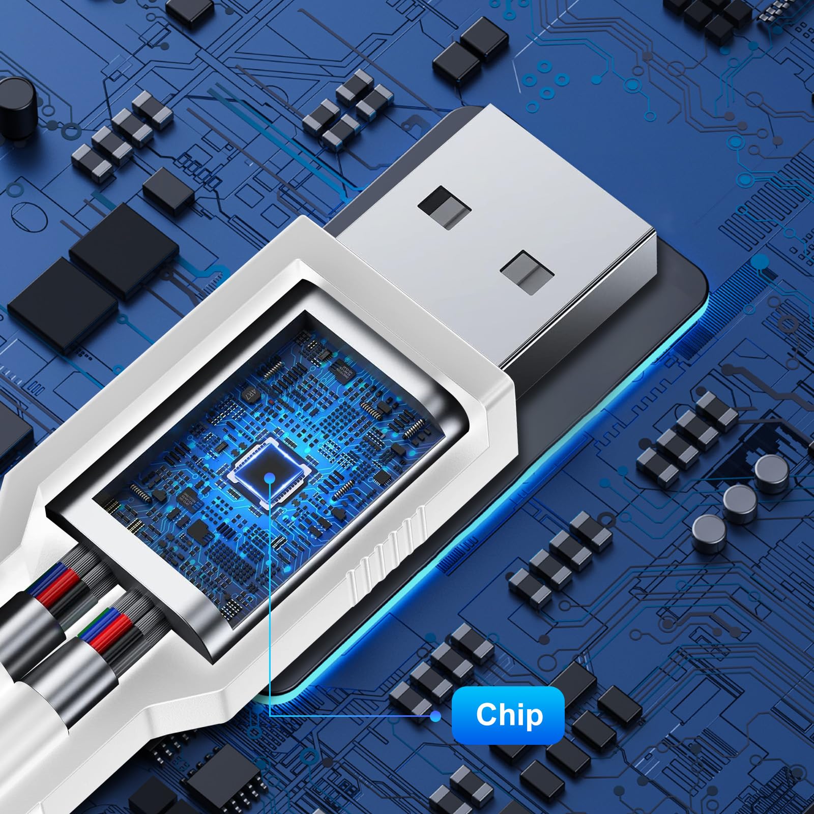 Usb Extension Cable Splitter, Usb Male To 2 Dual Usb Female,Usb Y Splitter Hub Power Cord Extension Adapte,Applicable To Lower Power Devices (Data And For Charging,Wouldn'T Work With Carplay)