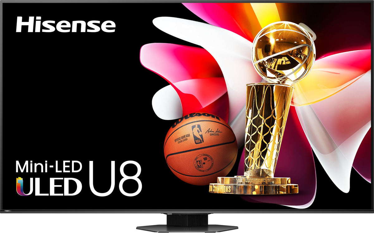 Hisense 75-Inch Class U8 Series Mini-Led Uled 4K Uhd Google Smart Tv (75U8N, 2024 Model) - Qled, Native 144Hz, Full Array Local 