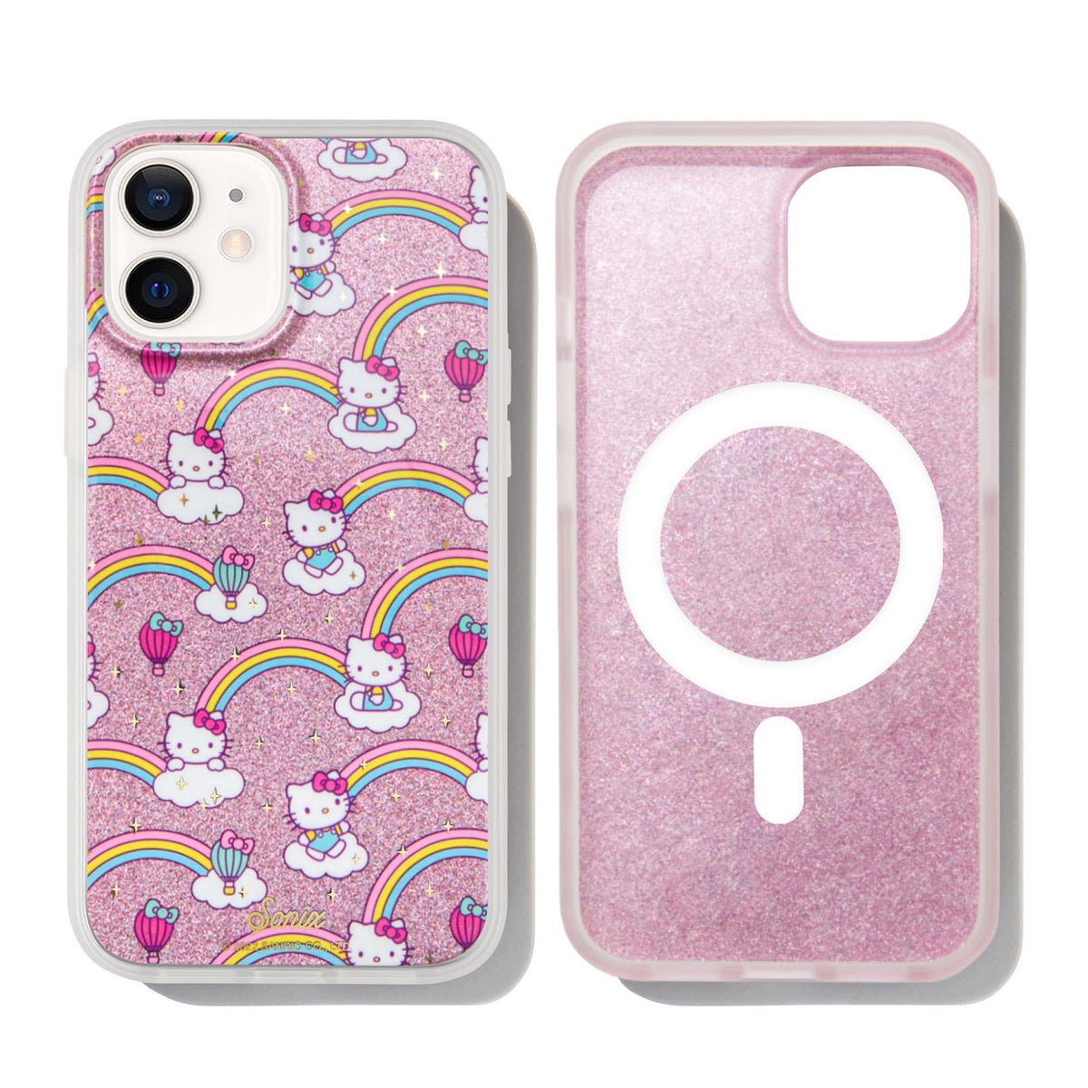 Sonix X Sanrio Case For Iphone 12 / Iphone 12 Pro | Compatible With Magsafe | 10Ft Drop Tested | Rainbow Hello Kitty
