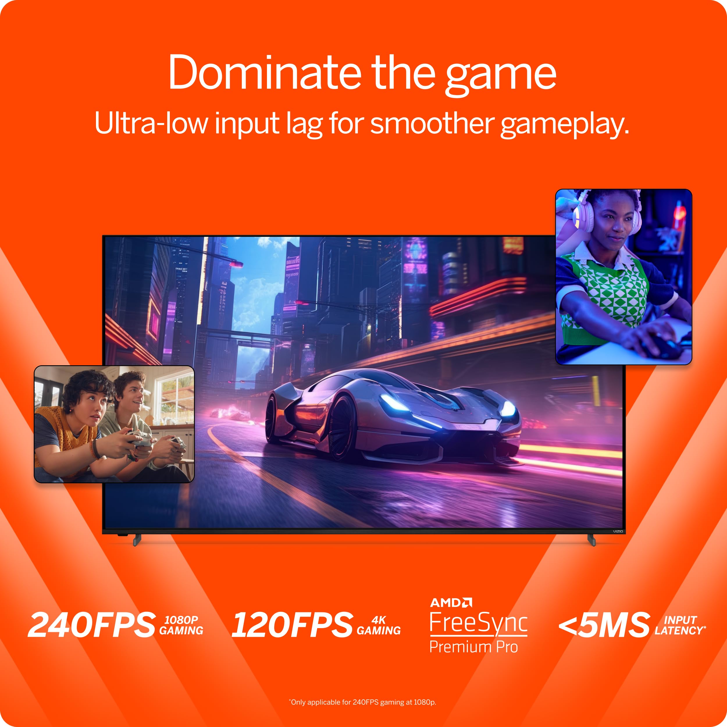 Vizio 75-Inch Quantum Pro 4K Qled 120Hz Smart Tv With 1,000 Nits Brightness, Dolby Vision, Local Dimming, 240Fps 1080P Pc Gaming