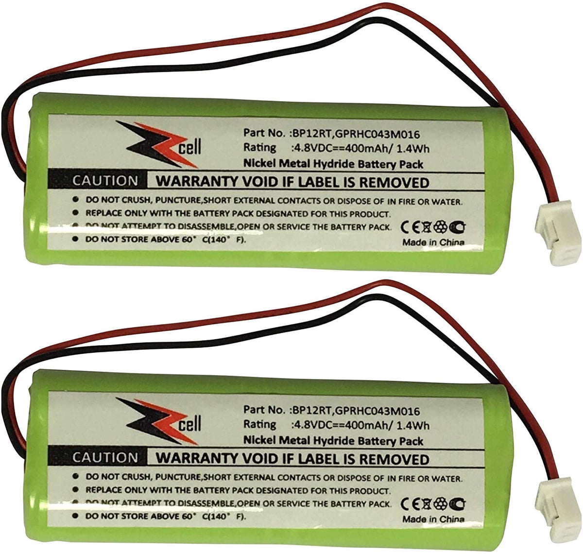 Zzcell 2 Pack Battery Replacement For Dogtra Transmitter Bp12Rt, 175Ncp, 200Nc, 200Ncp, 202Ncp, 280Ncp, 282Ncp, 1900Ncp, 1902Ncp