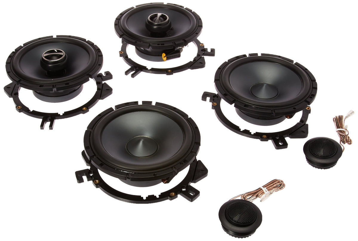 Package: Pair Alpine Sps 610C 6.5'' 2 Way Pair Of Component Car Speakers + Alpine Sps 610 6.5'' 2 Way Pair Of Coaxial Car Speake