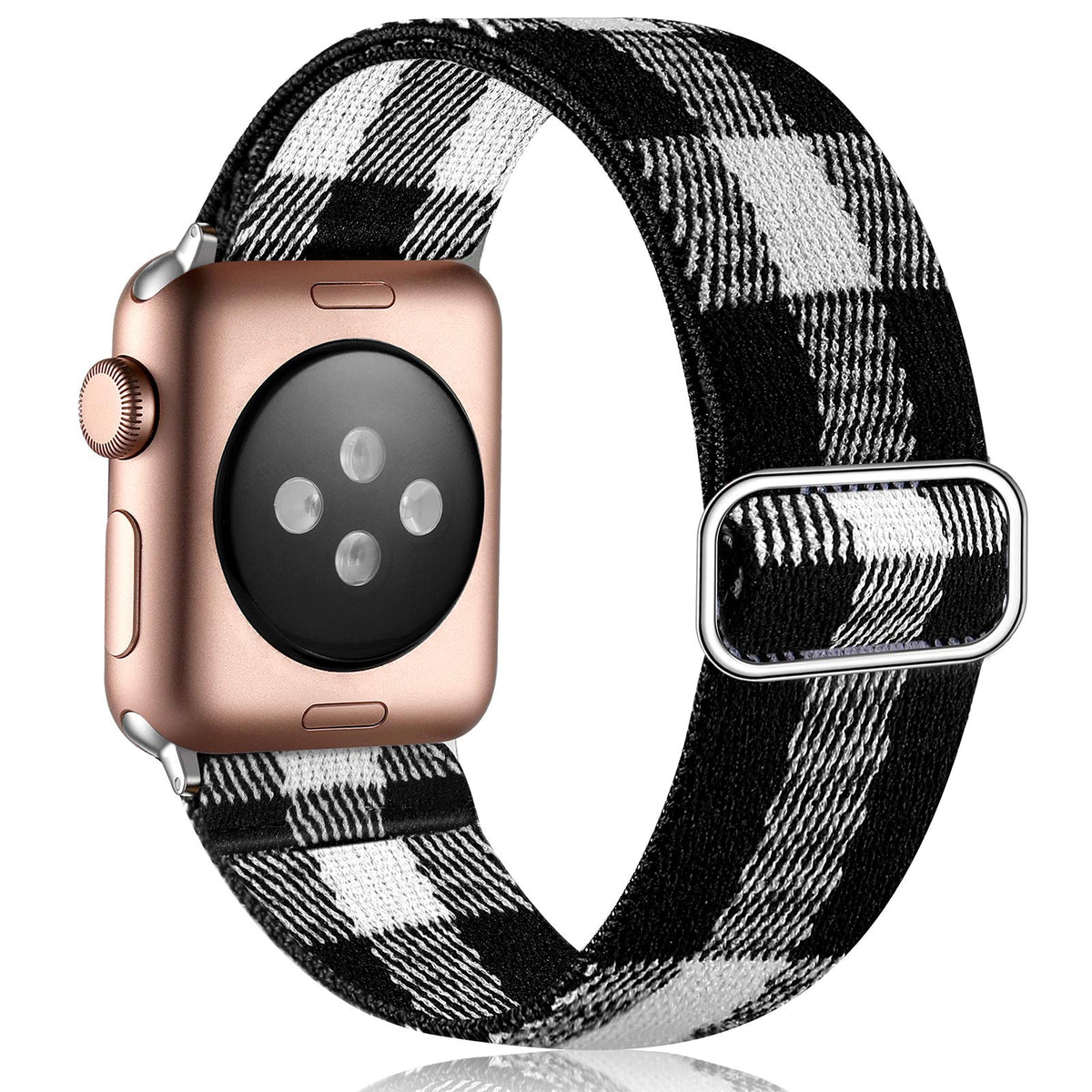 Vcegari Stretchy Nylon Solo Loop Compatible With Apple Watch Band 40Mm 41Mm 38Mm 42Mm 44Mm 45Mm 46Mm 49Mm, Adjustable Elastic Br