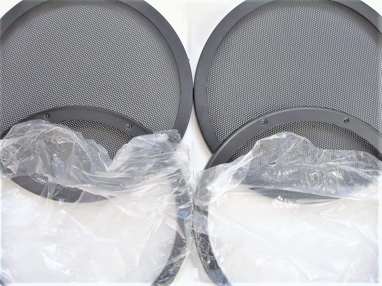 The Electronics Powerhouse Heavy Gauge Pair 10 Inch Classic Beehive High Excursion Subwoofer Speaker Grills With Reinforcement R