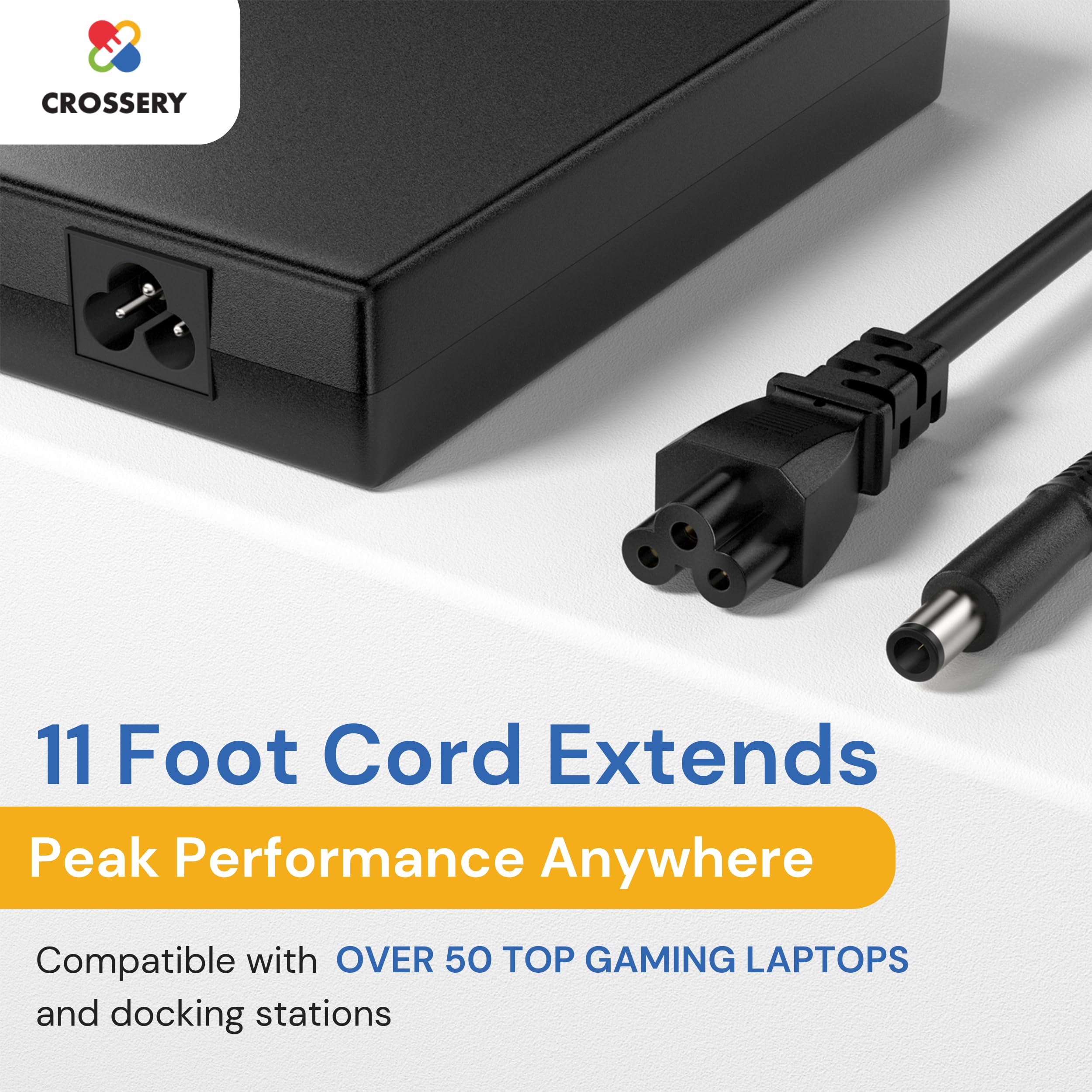 Dell 180W Charger For Dell Alienware Laptop Charger Dell G7 Optiplex G3 G5 Alienware M15 M17 M17X X51 R1 R2 R3 R4 R5 Heavy Duty Power Supply For Dell Gaming Computer Laptops 19.5V 9.23A Ac Adapter