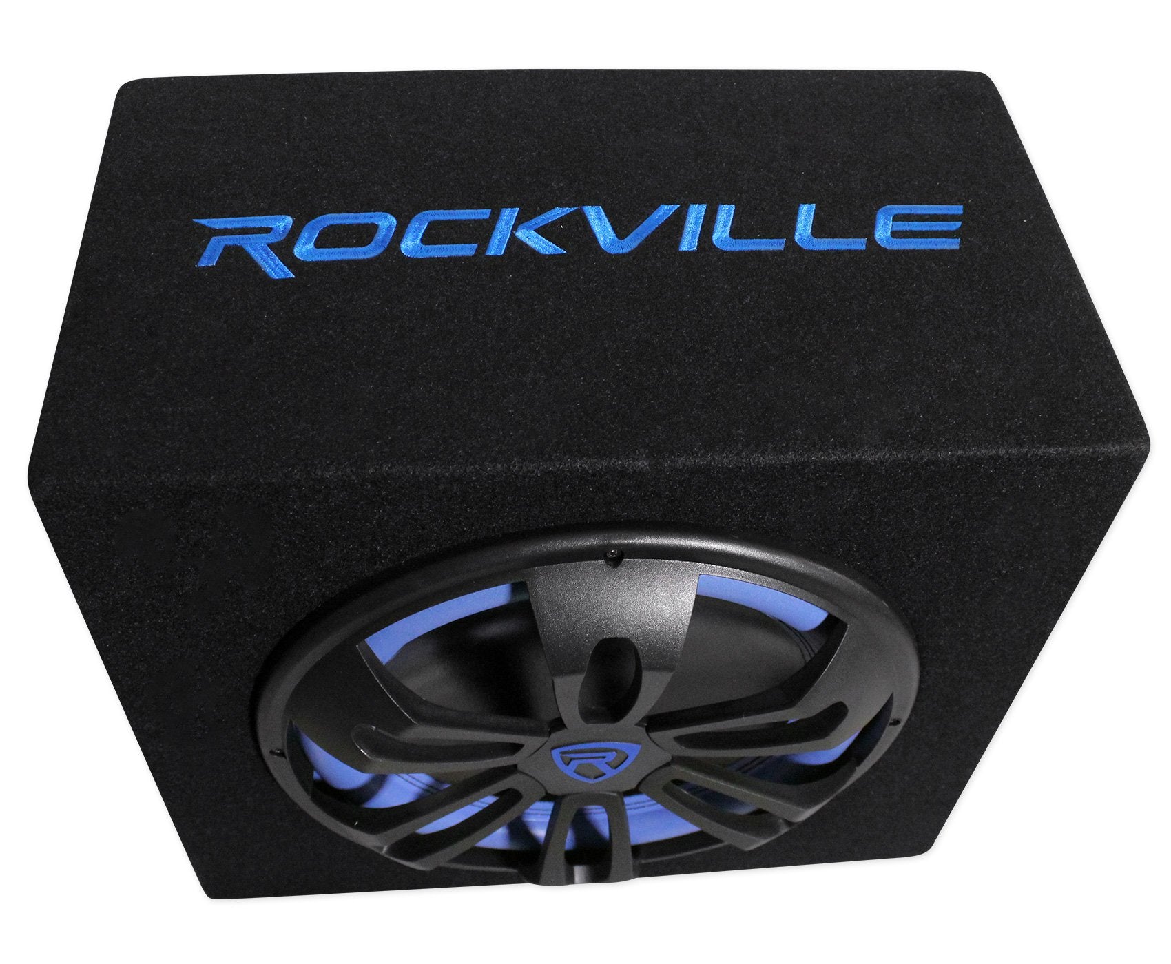 Rockville Rvb12.1A 12 Inch 500W Active Powered Car Subwoofer+Sub Enclosure Box