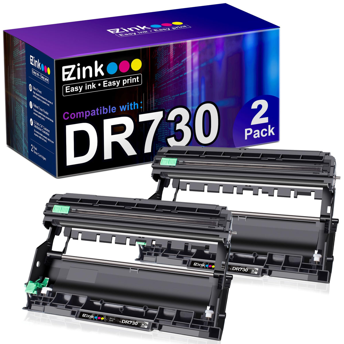 E Z Ink Compatible Drum Unit Replacement For Brother Dr 730 Drum Unit Compatible With Hl L2350Dw Hl L2395Dw Hl L2370Dw Hl L2370D