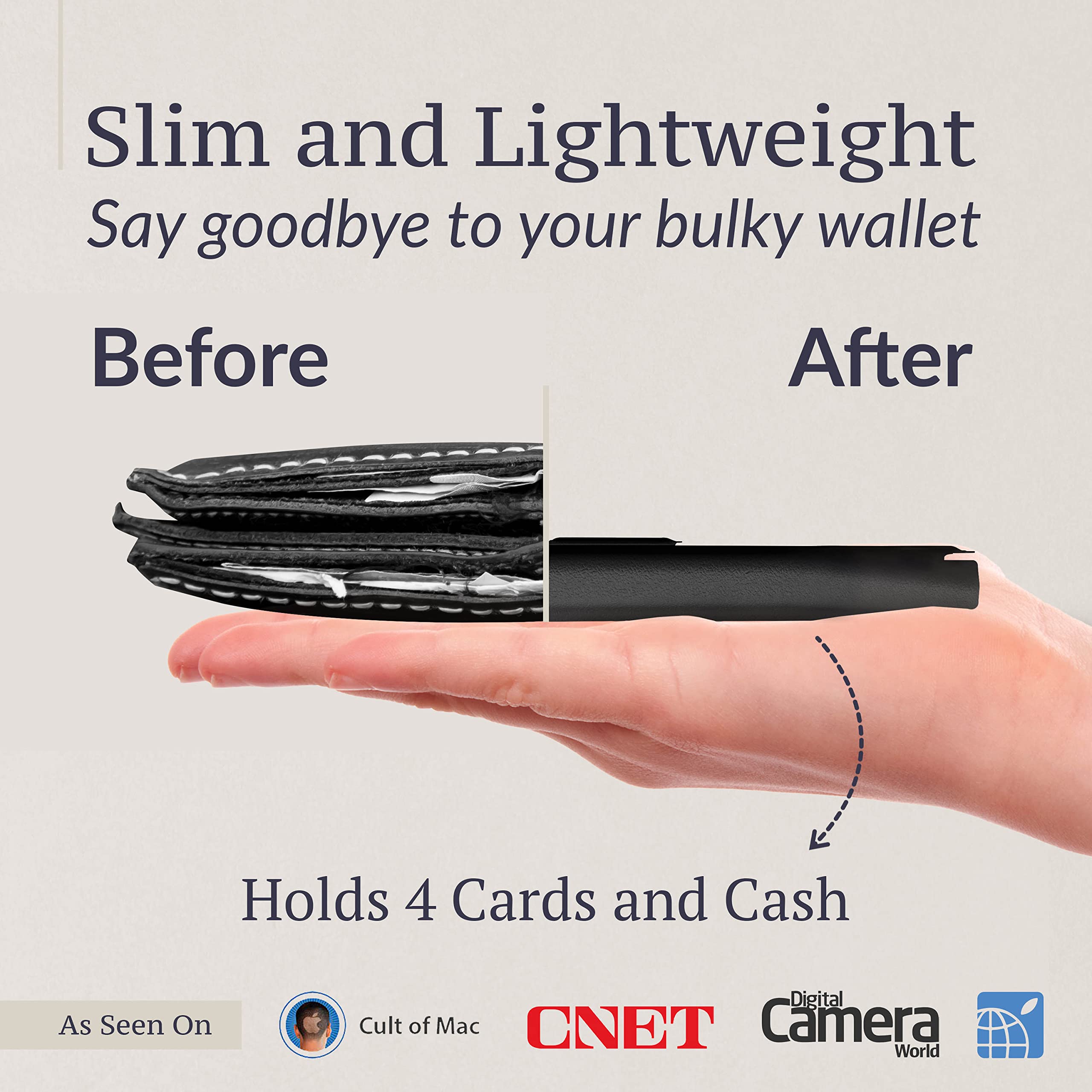 Iphone 15 Pro Wallet Case For Women And Men, Case With Card Holder [Slim & Protective] For Apple 15 Pro (6.1   ), Vegan Leather