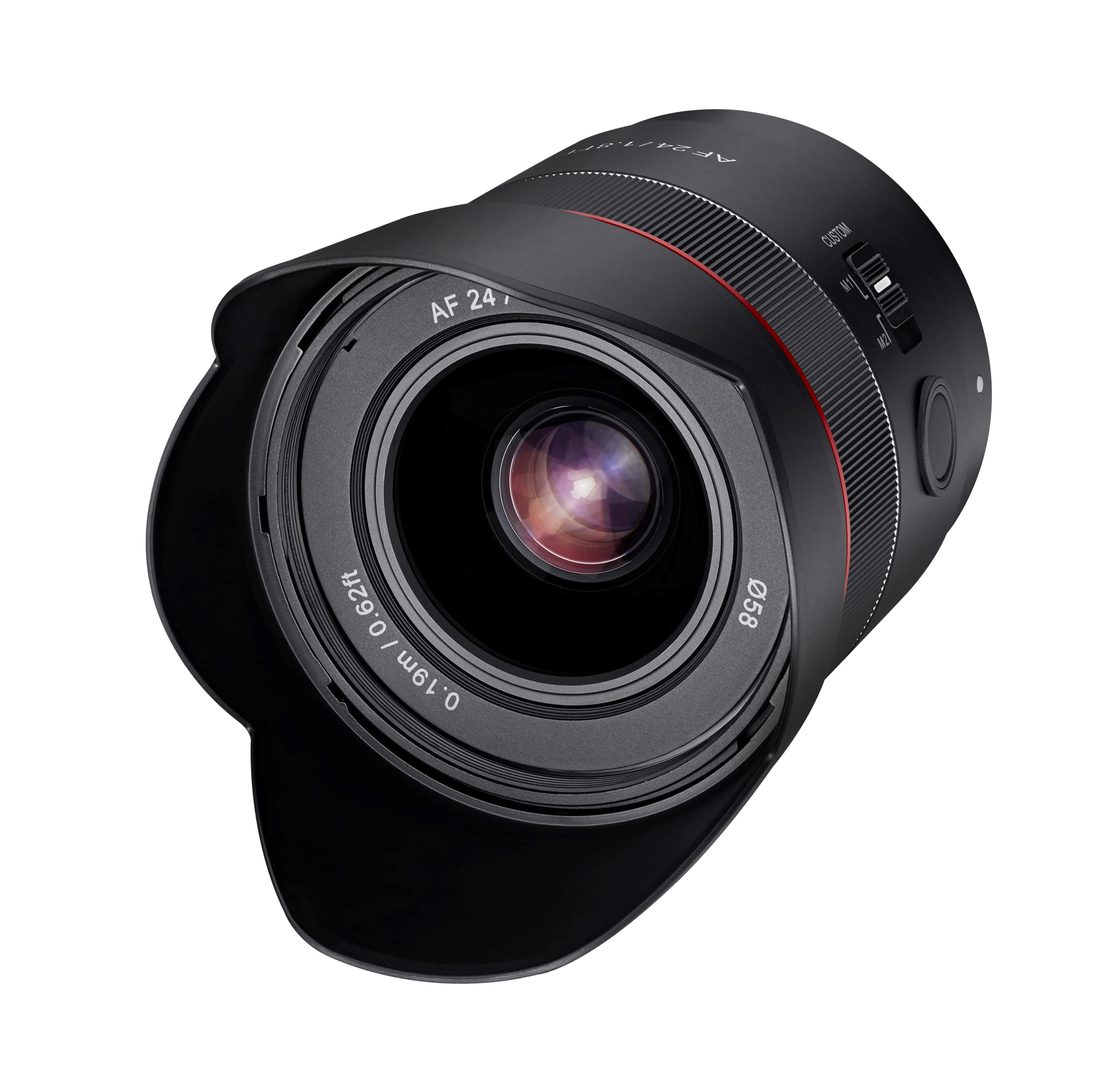 Samyang 24Mm F1.8 Af Compact Full Frame Wide Angle For Sony E, Black (Syio2418-E)
