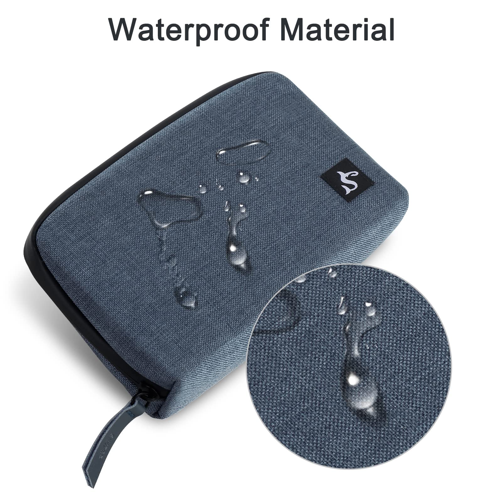 Electronic Organizer, Travel Cable Electronic Organizer Case Bag,Waterproof Organizer Small Storage Backpack Charger Organizer F