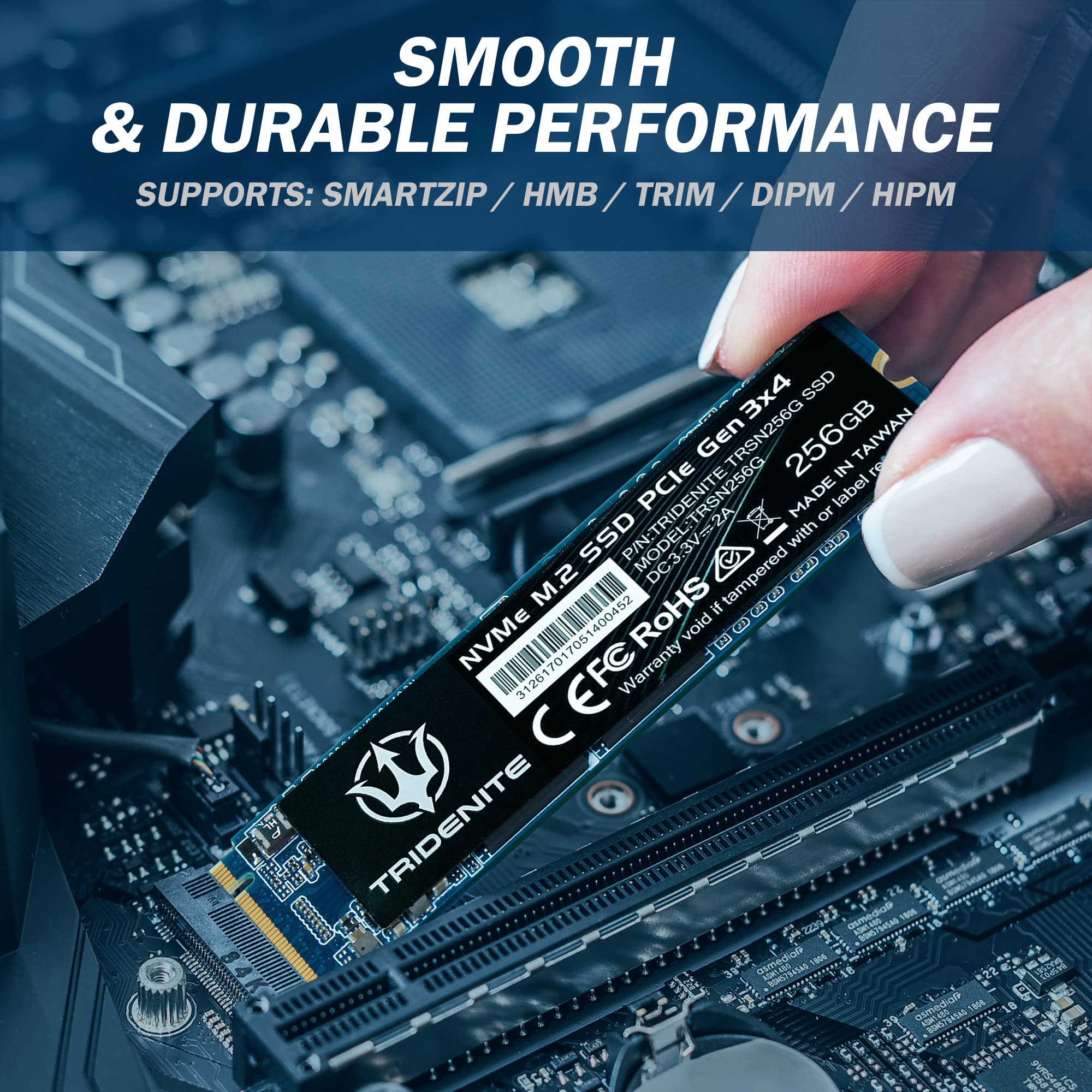 Tridenite 256 Gb Nvme M.2 2280 Pcie Gen 3X4 Internal Solid State Drive (Ssd)