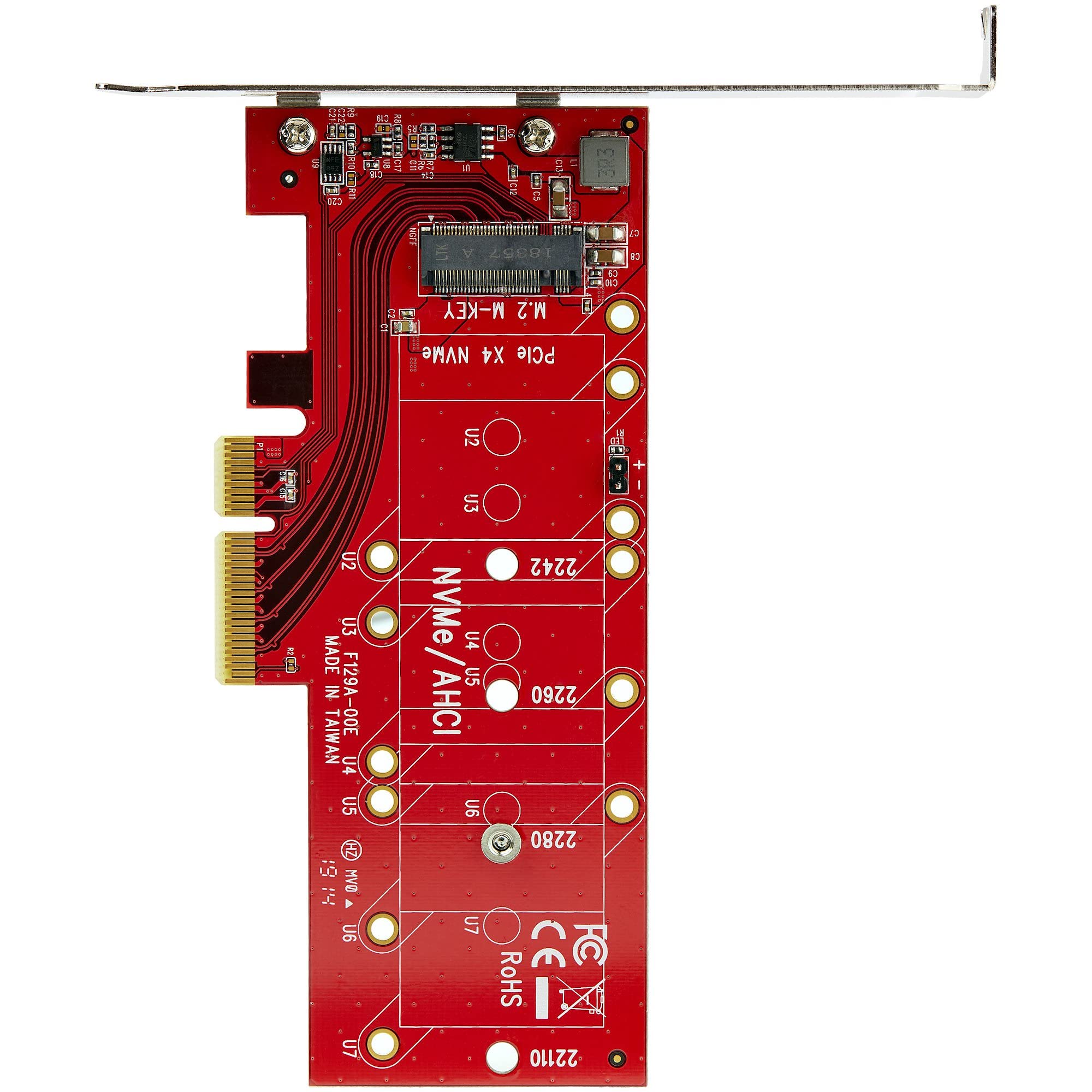Startech.Com Pex4M2E1 M.2 Adapter   X4 Pcie 3.0 Nvme   Low Profile And Full Profile   Ssd Pcie M.2 Adapter   M2 Ssd   Pci Expres