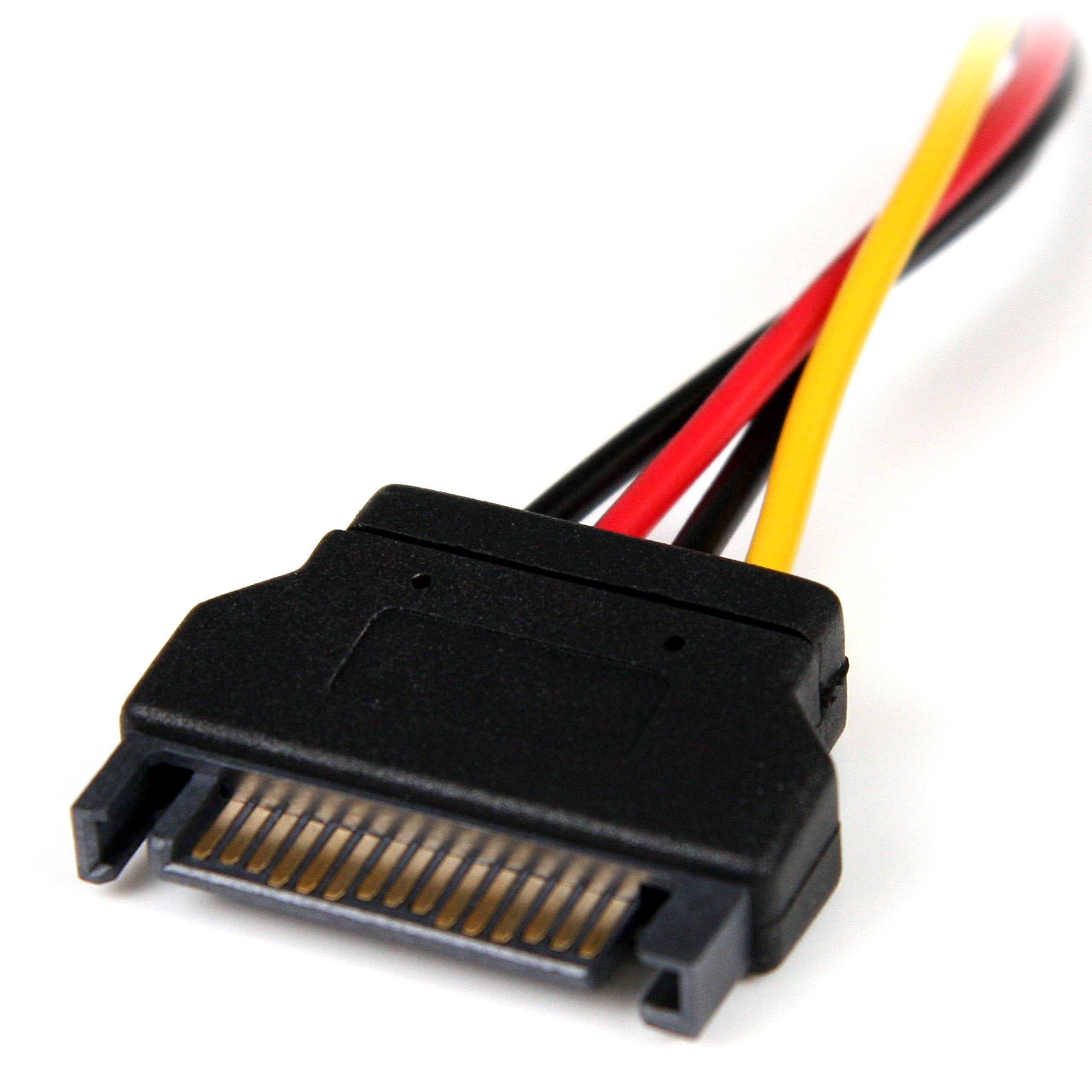 Startech.Com 6In Sata To Lp4 Power Cable Adapter   F/M   Power Adapter   Sata Power (M) To 4 Pin Internal Power (F)   5.9 In   B
