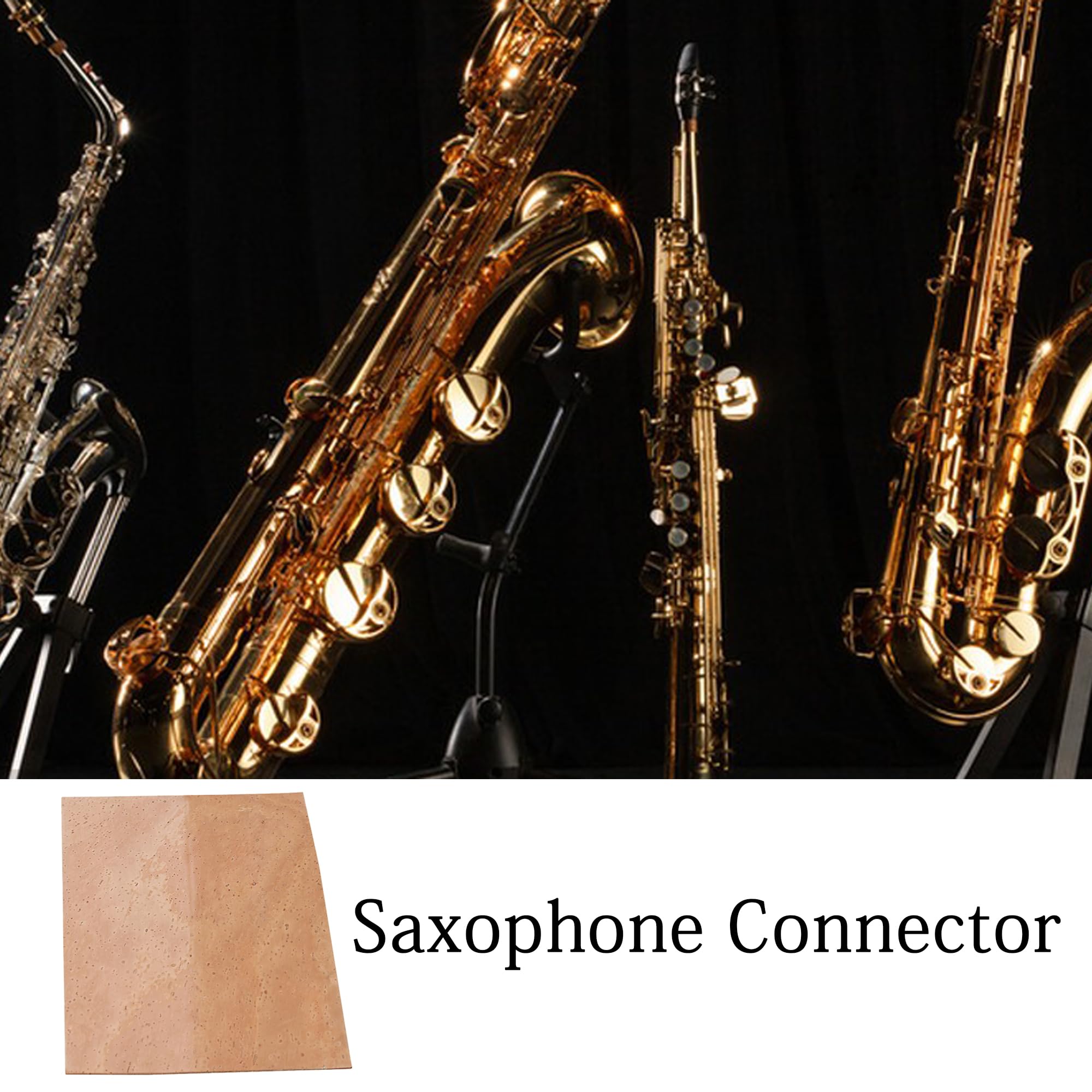 Lovermusic Wood Color Saxophone Cork Sheet Replacement For Woodwinds I ...