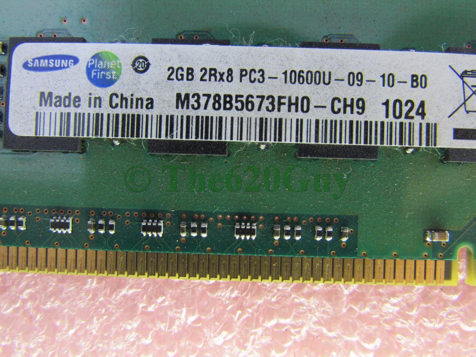 Samsung M378B5673Fh0 Ch9 4Gb 2 X 2Gb Pc3 10600U Ddr3 1333 Desktop Memory Kit
