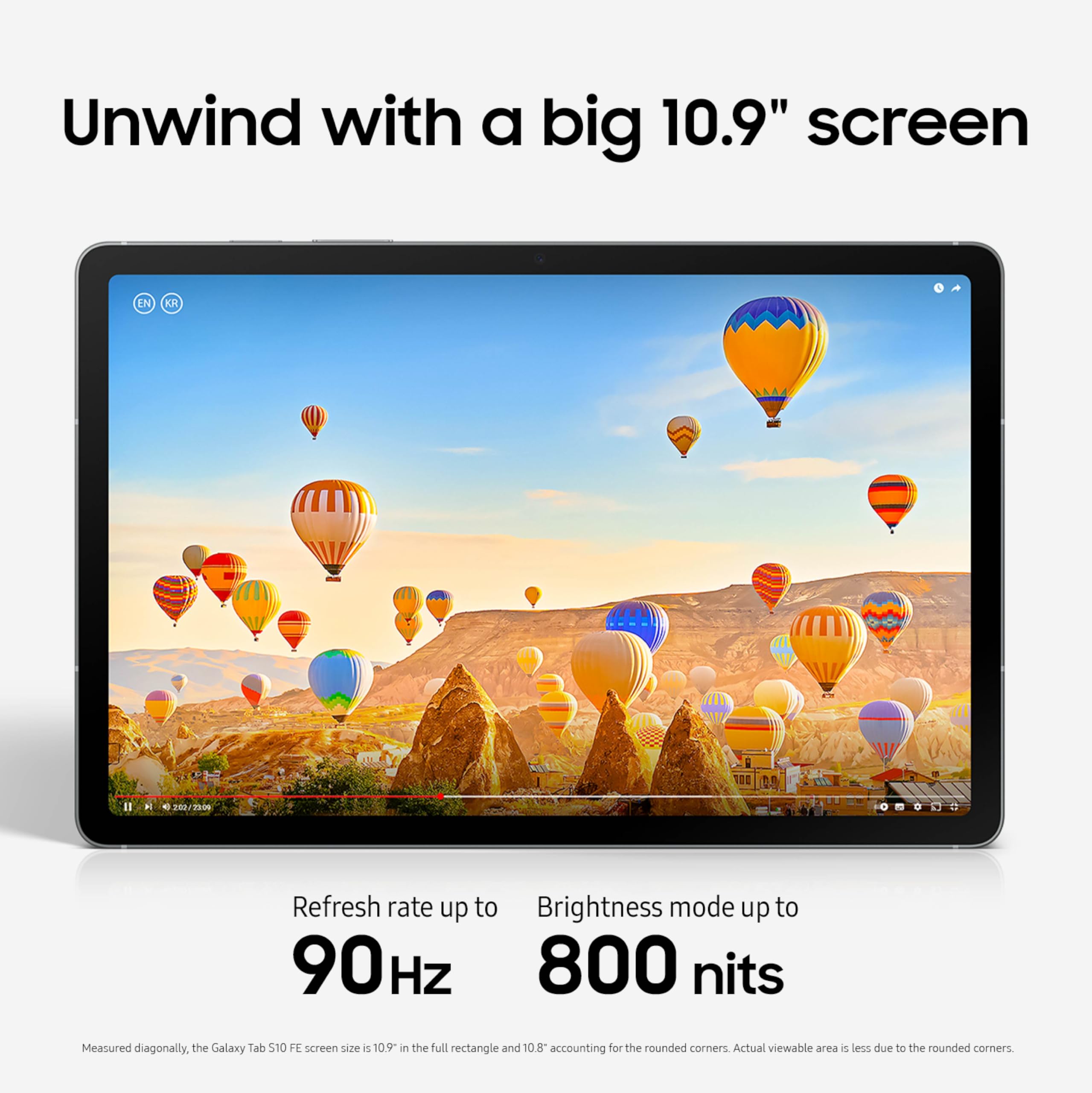 Samsung Galaxy Tab S10 Fe 10.9   128 Gb Android Tablet,(Verizon Network),Ip68 Water & Dust-Resistant,Long Battery Life,Powerful