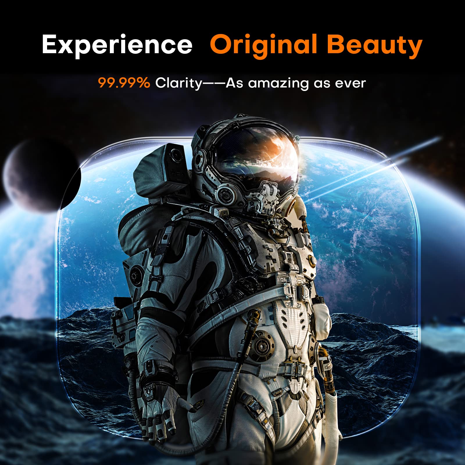 Tocol 4 Pack Screen Protector For Apple Watch Ultra 1/Ultra 2 (2024) 49Mm, [10X Military Grade Shockproof], Tempered Glass Scree