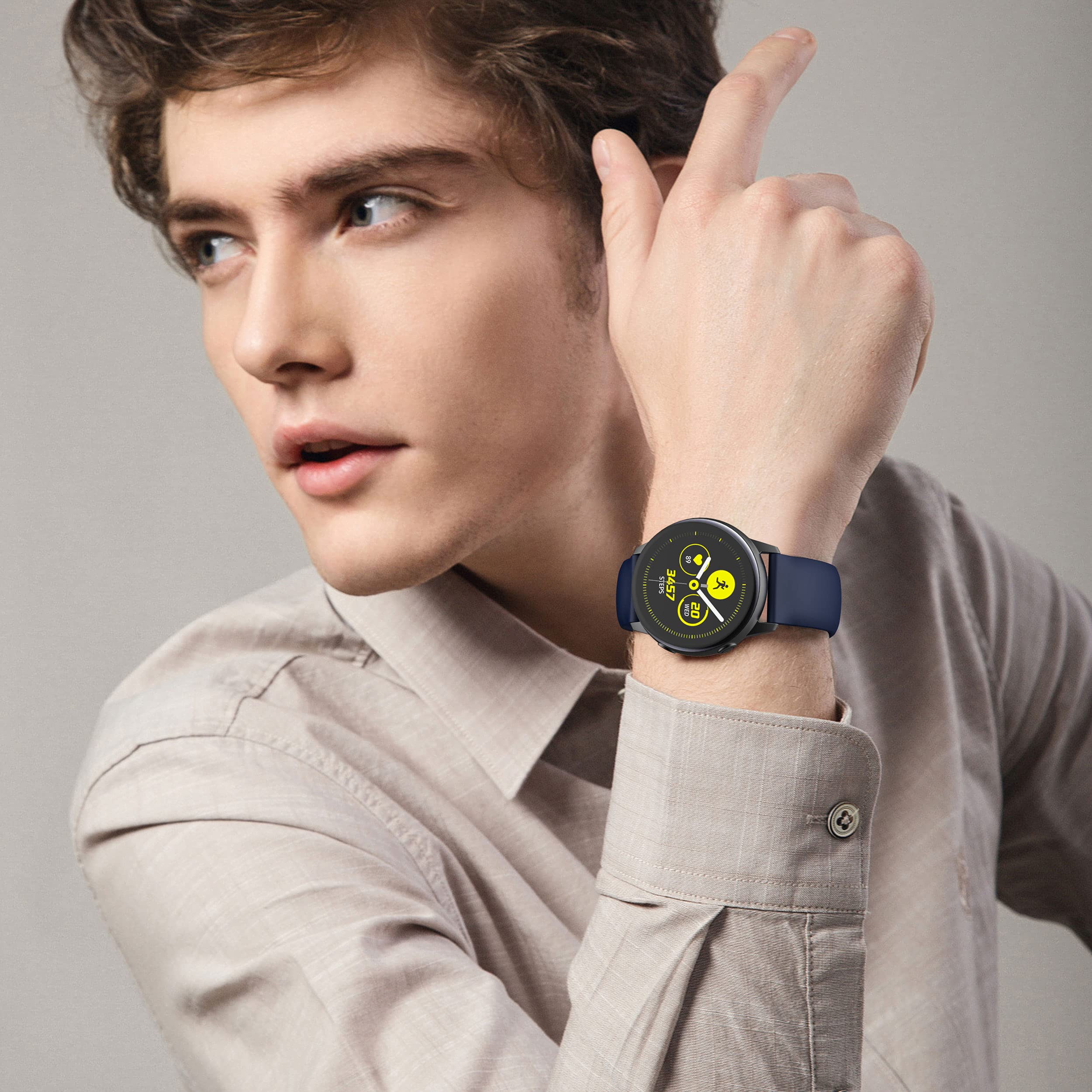 Toolaik 10 Pack Sport Bands Compatible With Samsung Galaxy Watch 5/Galaxy Watch 4, 40Mm 44Mm Bands/Galaxy Watch 3, 41Mm Bands/Ga