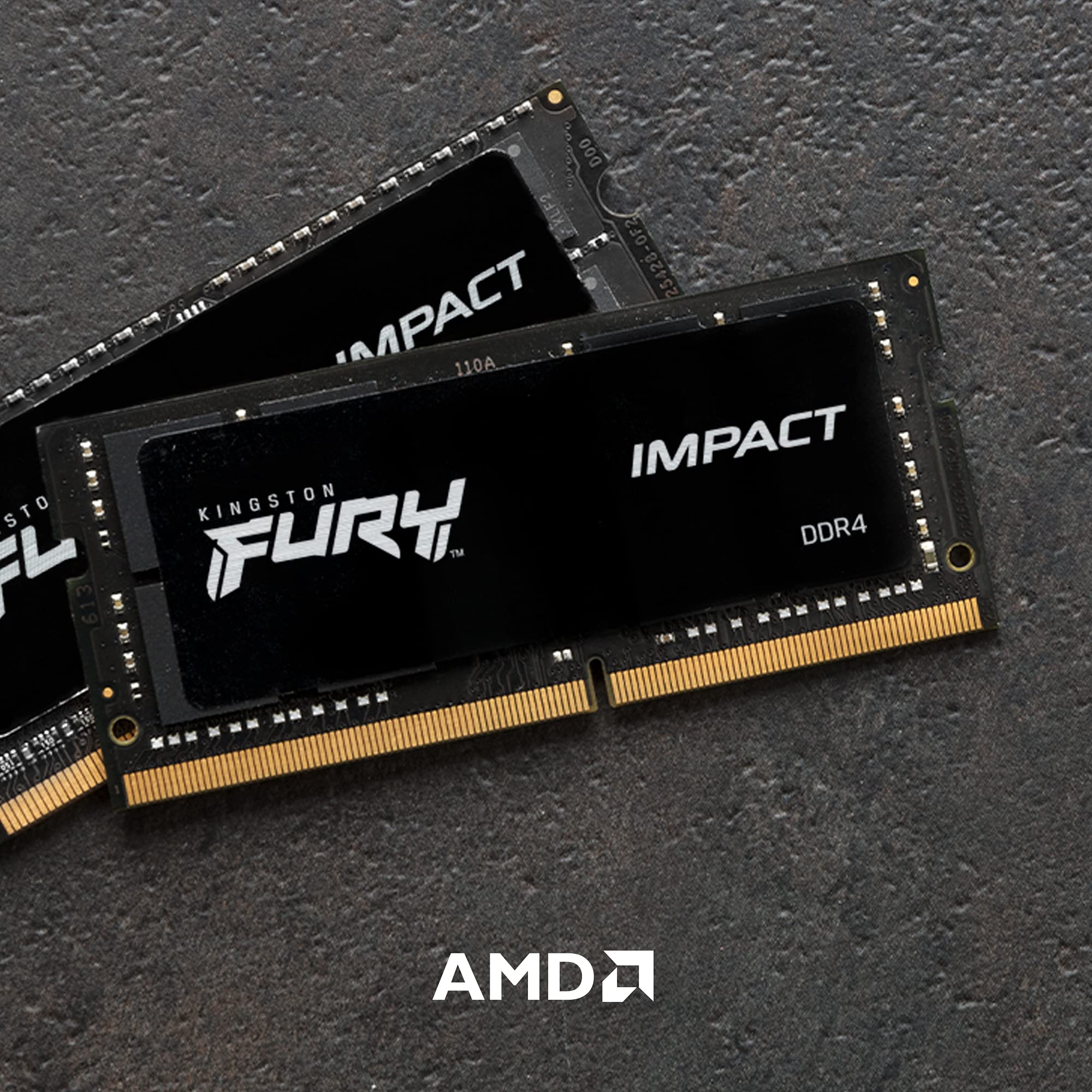 Kingston Fury Impact 16Gb 3200Mt/S Ddr4 Cl20 Laptop Memory Single Module | Intel Xmp | Amd Ryzen | Plug N Play | Low Power Consu